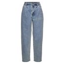 Buffalo Relax-fit-Jeans in modischem Crop-Design in High-Waist-Form mit Bundfalten, verkürzte Länge, Sommerhose