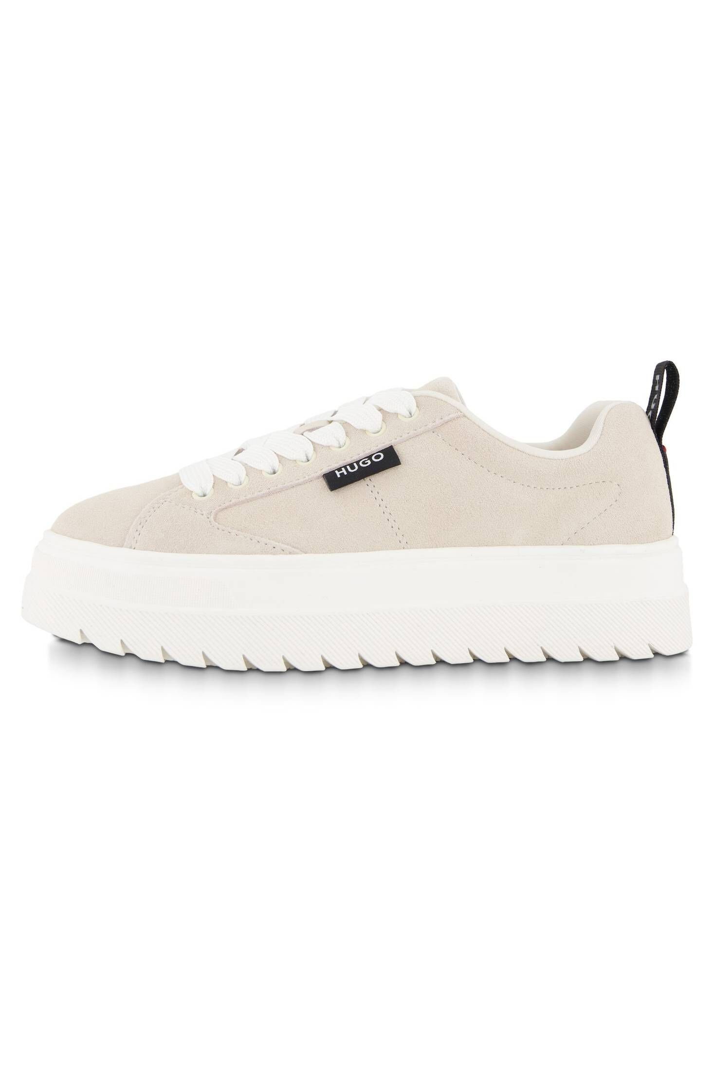 HUGO Damen Sneaker LYSSA TENN Sneaker beige (120)