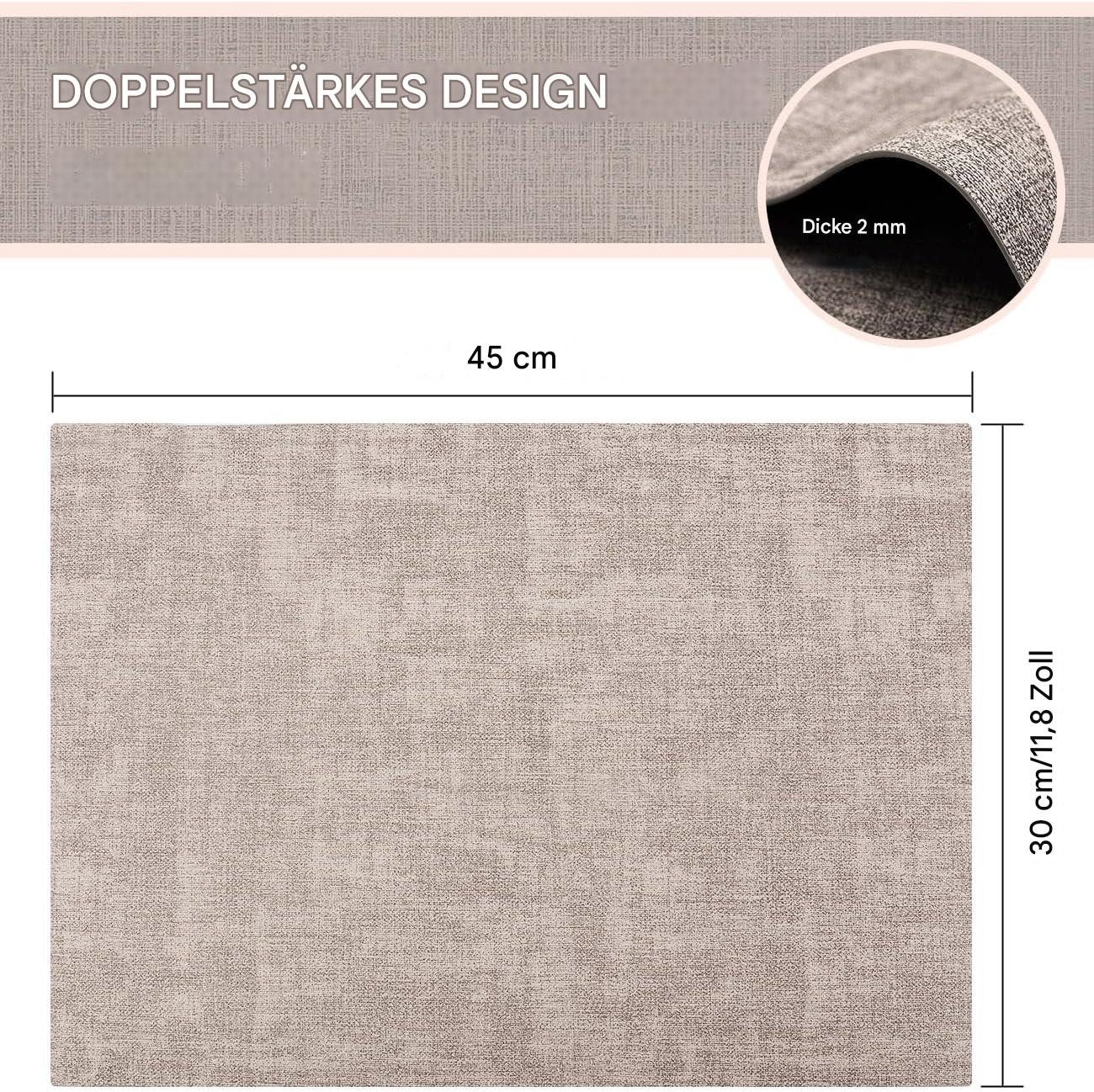 SinLaw Platzset Abwaschbares Tischset, beidseitig rutschfest, hitzebeständi günstig online kaufen