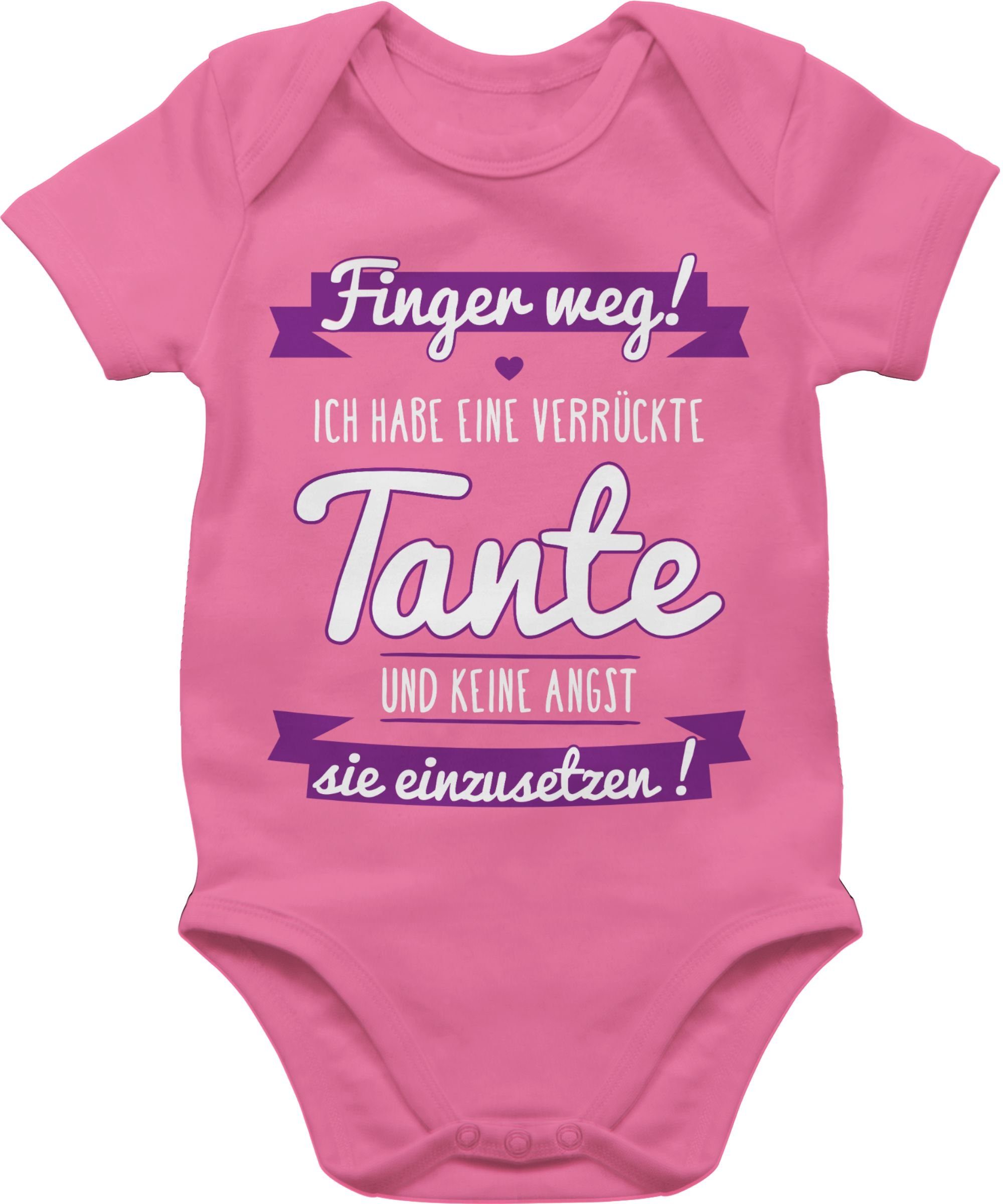 Shirtracer Shirtbody Ich habe eine verrückte Tante Lila Tante