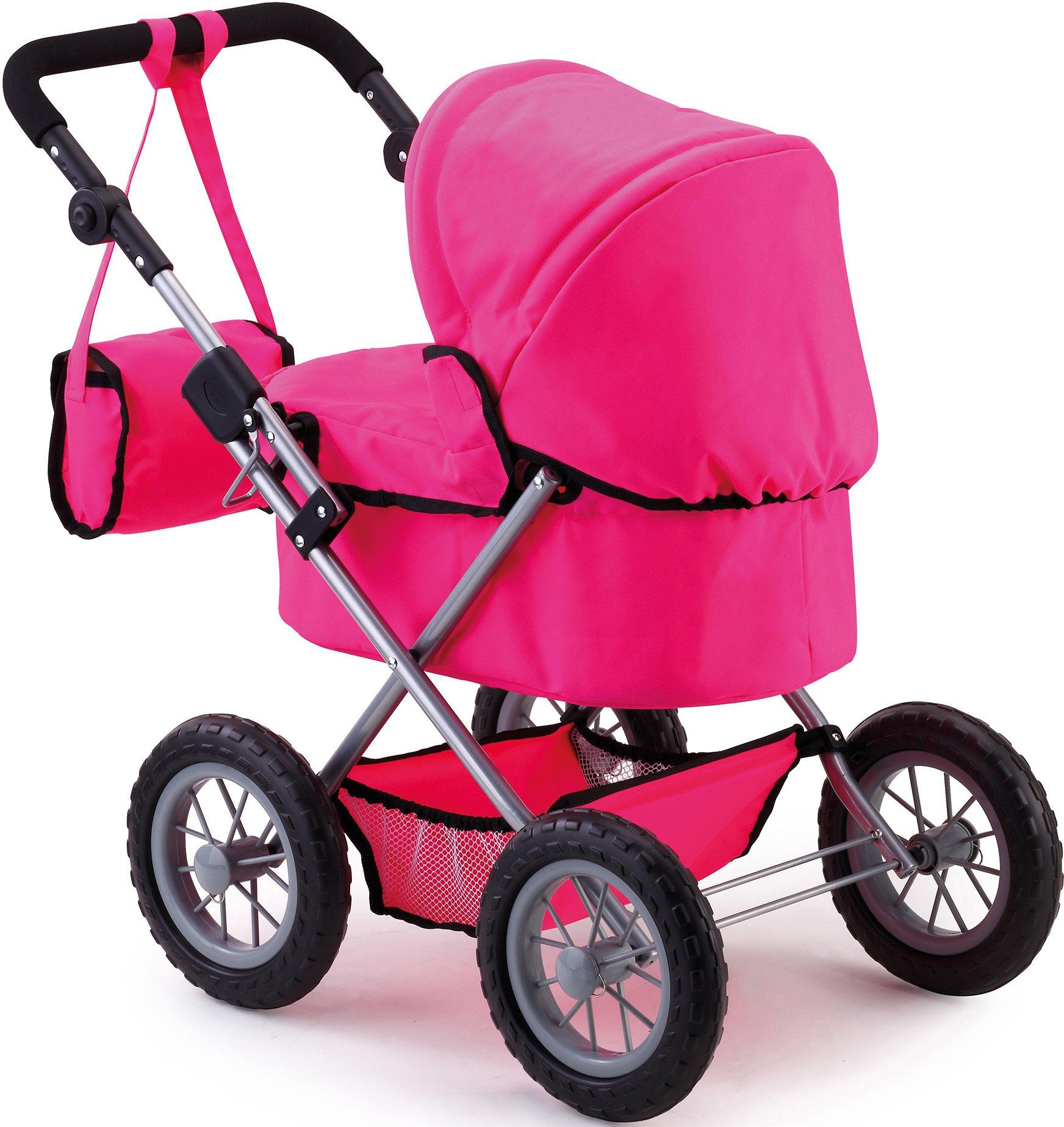 Bayer Puppenwagen Trendy, pink, mit Wickeltasche günstig online kaufen
