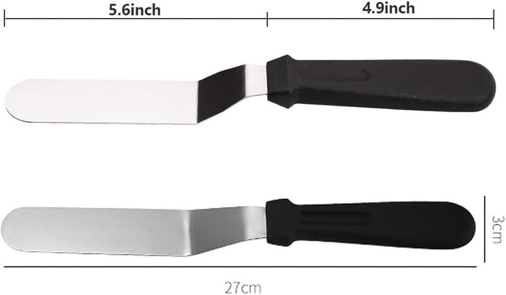 FELIXLEO Tortenmesser 6-Zoll-Kuchenspatel, Eckpalette, Edelstahlklingenspatel