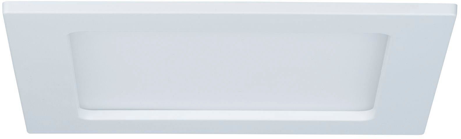 Paulmann LED Panel LED Einbaupanel eckig 165x165mm 11,1W 2.700K Weiß, LED fest integriert, Warmweiß, LED Einbaupanel eckig 165x165mm 11,1W 2.700K Weiß
