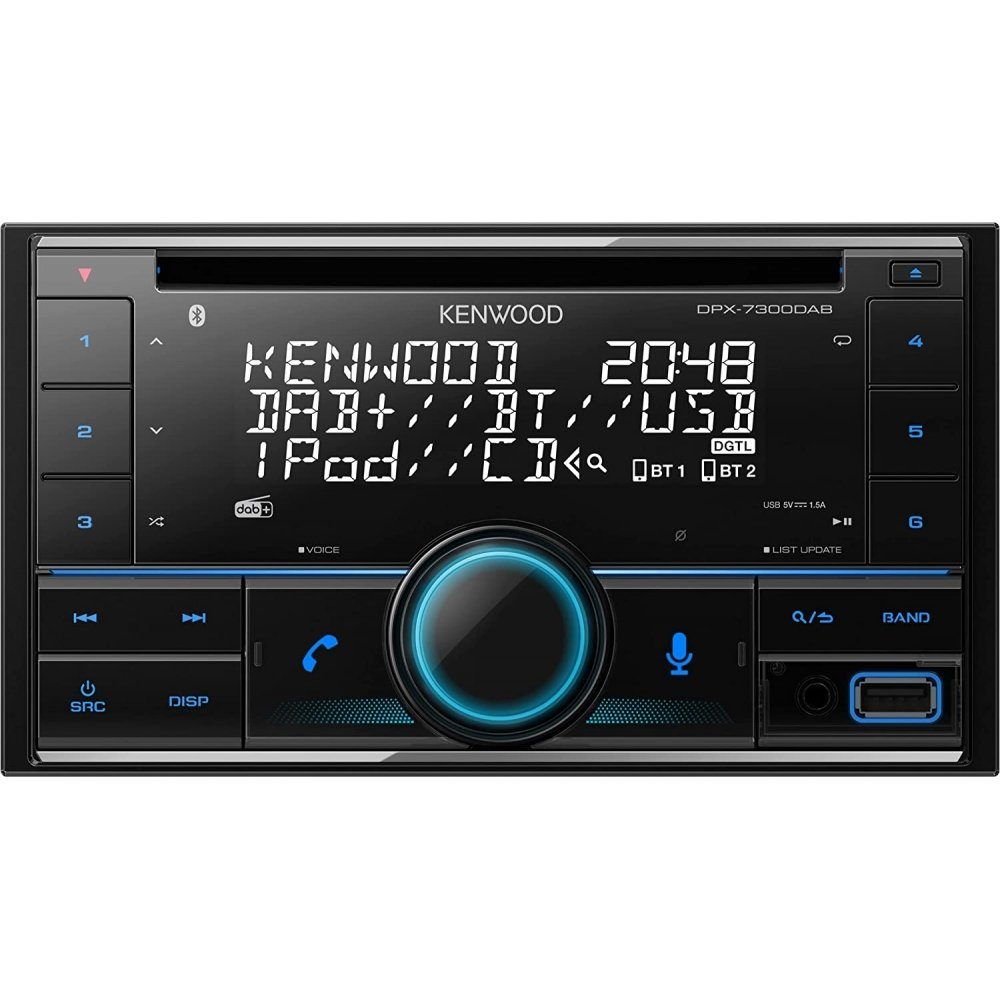 DPX-7300DAB - Kenwood - schwarz Autoradio Autoradio