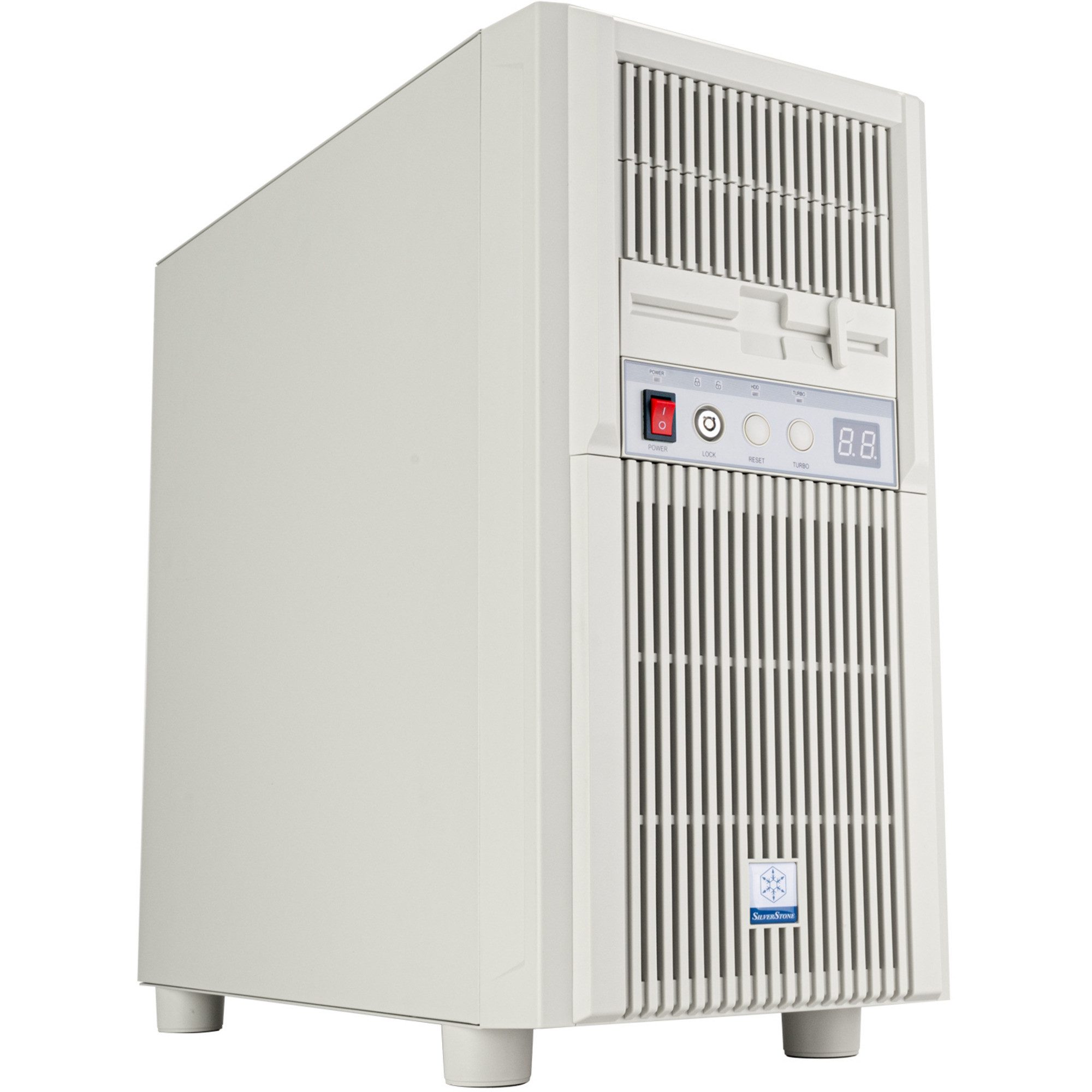 Silverstone PC-Gehäuse SilverStone SST-FLP03W, Tower-Gehäuse