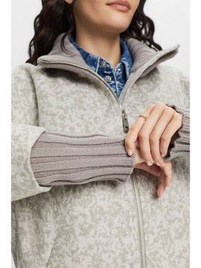 Esprit Collection Outdoorjacke Recycelt: Lange strukturierte Jacke