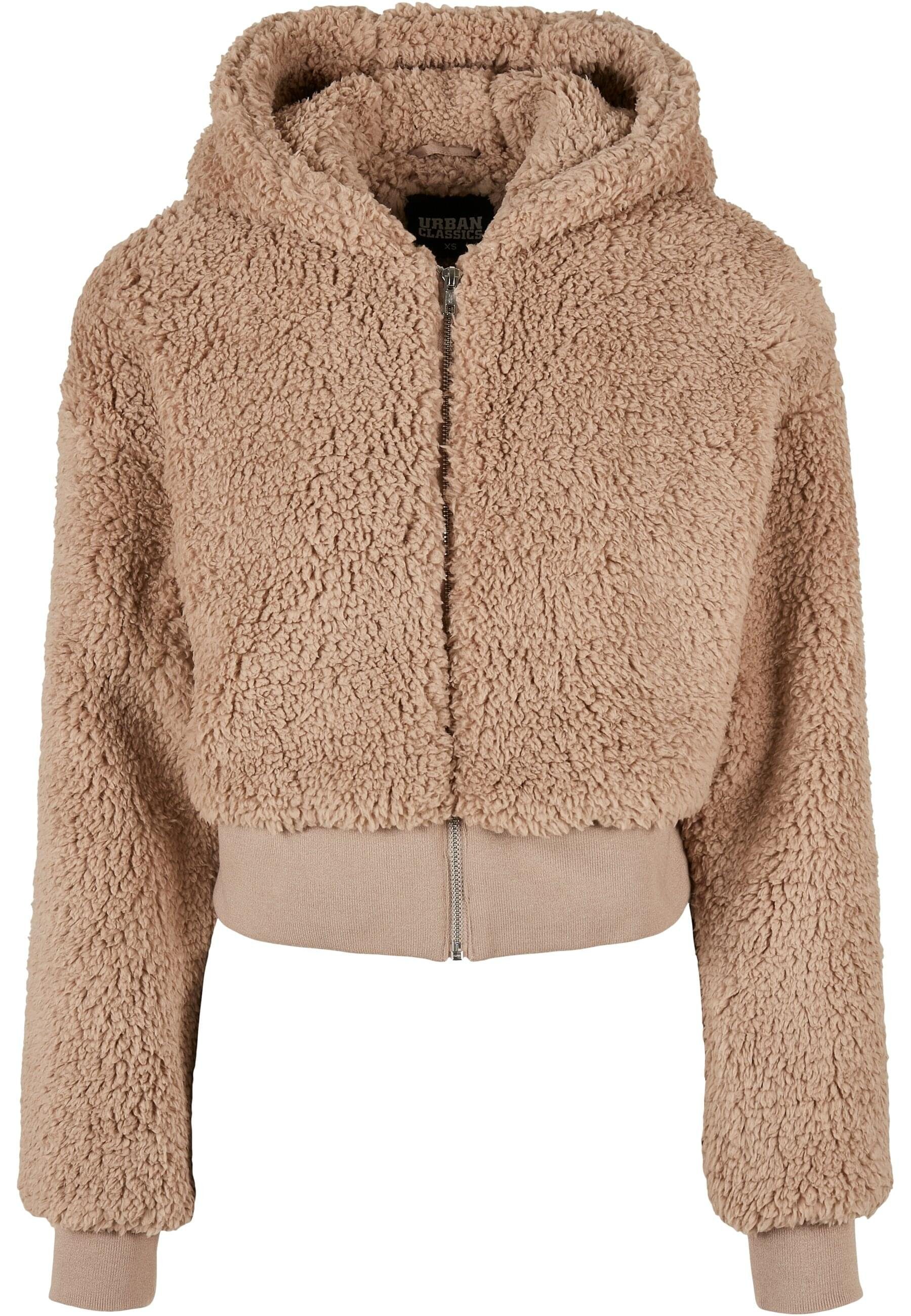 URBAN CLASSICS Allwetterjacke Urban Classics Damen Ladies Short Oversized Sherpa Jacket (1-St)