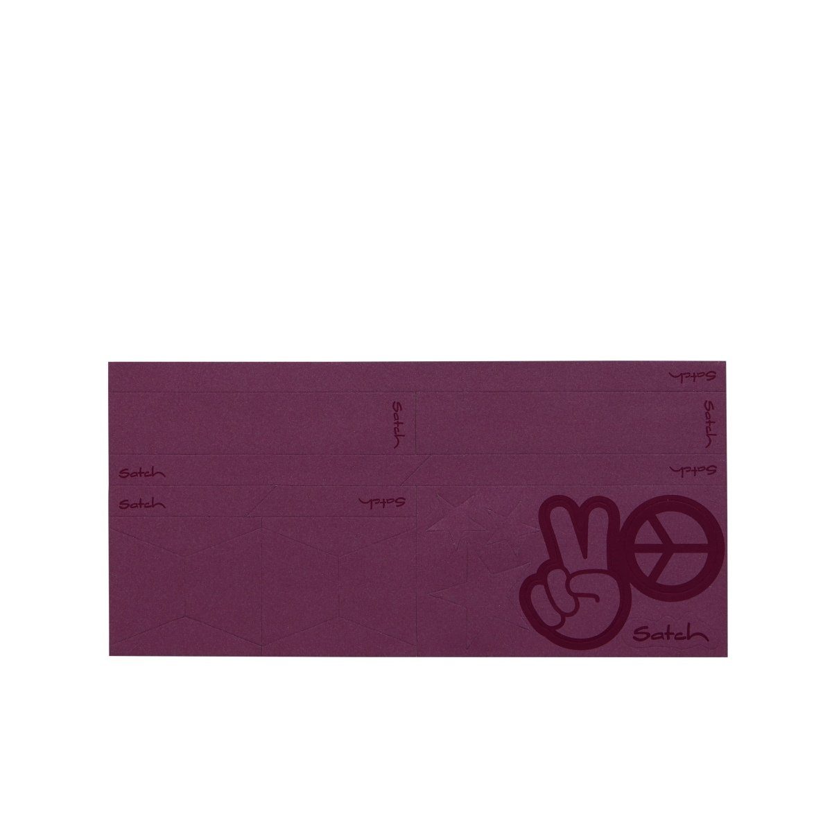 Satch Schulranzen Satch Reflective Sticker Set Lila