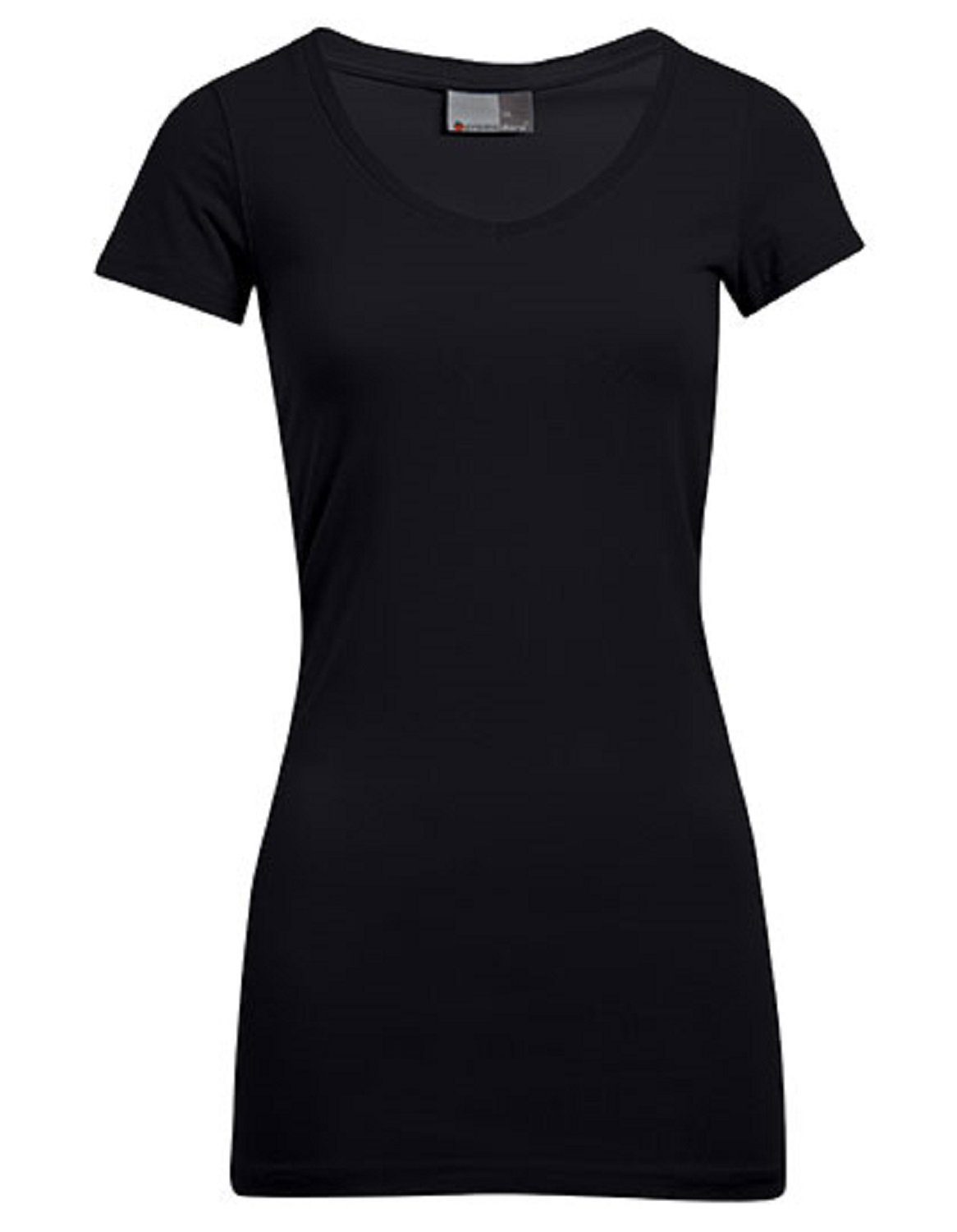 Promodoro T-Shirt 1er/2er/3er-Pack Damen Strectch T-Shirt mit V-Ausschnitt - 180 g/m² (3-tlg) XS bis 3XL, länger geschnitten