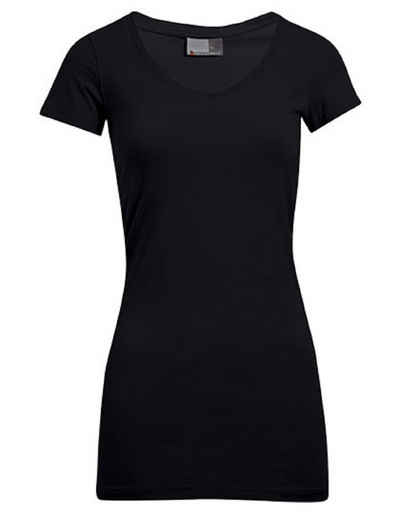 Promodoro T-Shirt 1er/2er/3er-Pack Damen Strectch T-Shirt mit V-Ausschnitt - 180 g/m² (1-tlg) XS bis 3XL, länger geschnitten