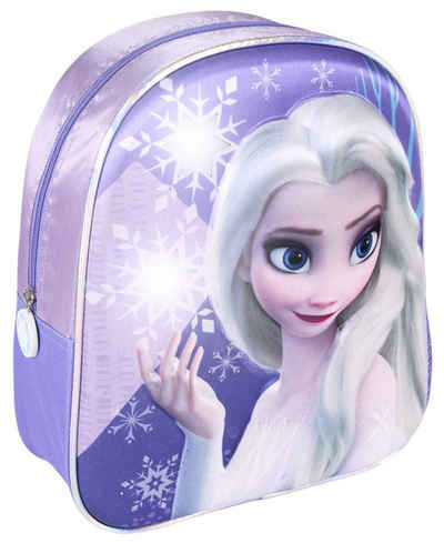 Disney Frozen Kindergartentasche, 3D Kinder-Rucksack 31x25x10 cm