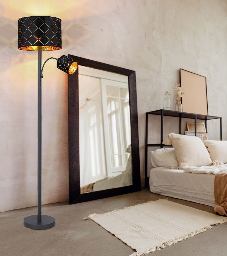 Globo Stehlampe, inklusive, mit Stehlampe Leuchtmittel Stehleuchte nicht Stehleuchte Wohnzimmer Leseleuchte Leselampe