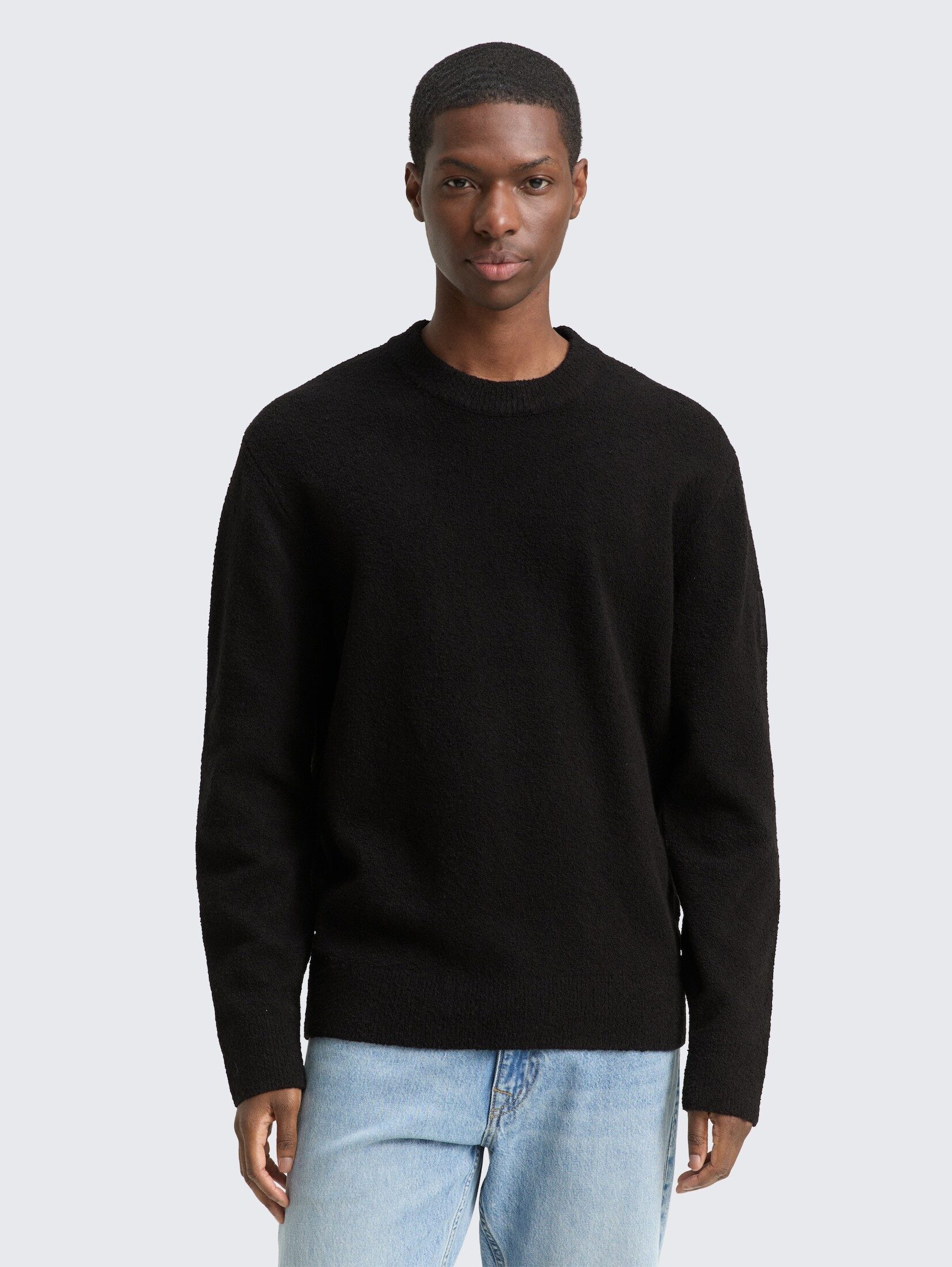 TOM TAILOR Denim Strickpullover Pullover & Strickjacken Bouclé Strickpullover