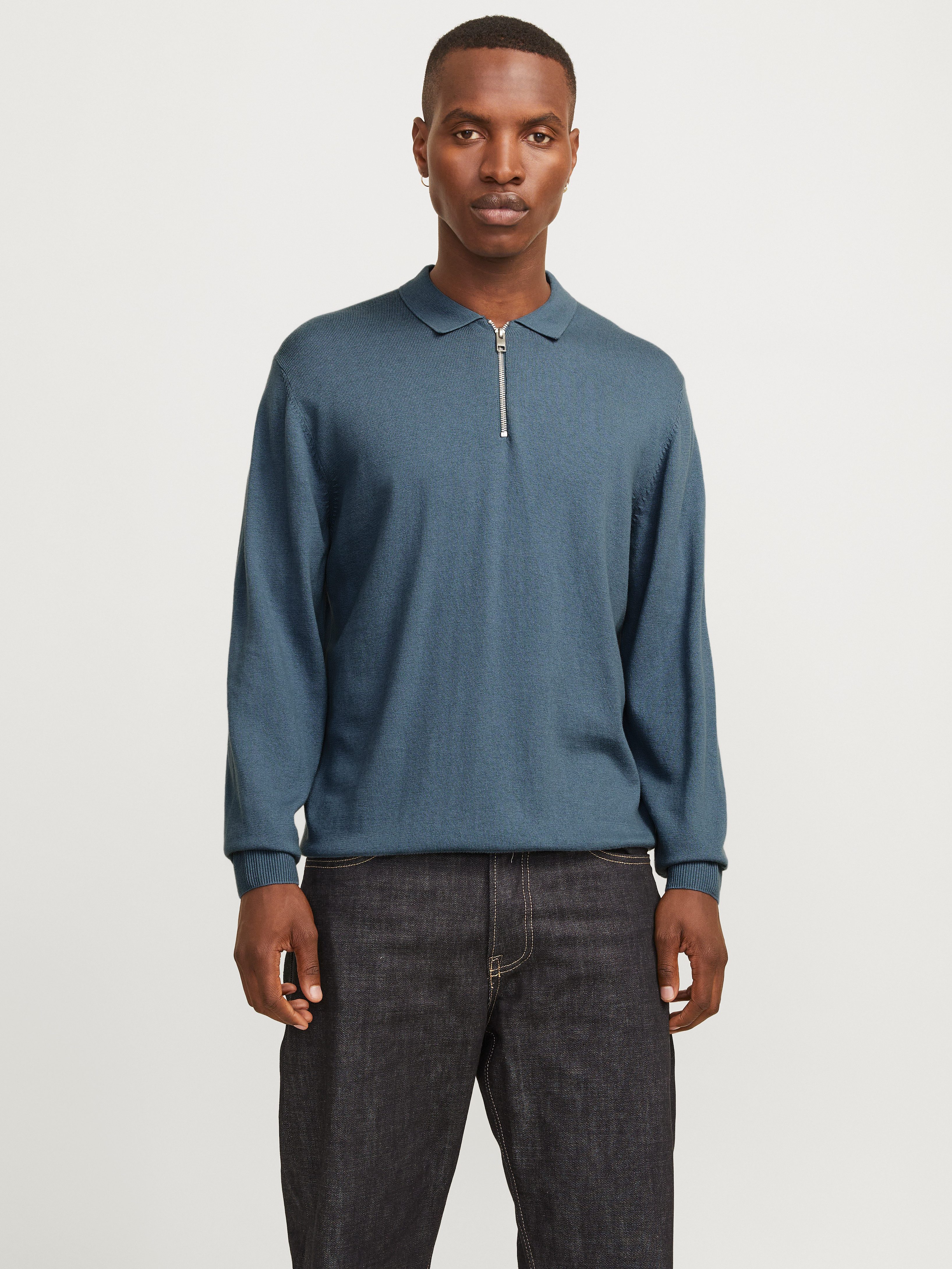 Jack & Jones Polokragenpullover JJEEMIL KNIT günstig online kaufen