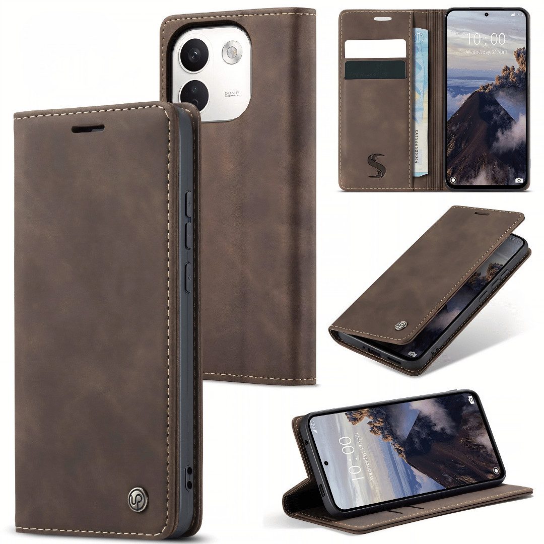 SmartUP Smartphone-Hülle für Xiaomi Redmi Note 17 Pro Max 5G Klapphülle Fliphülle Tasche Cover 6,83, integrierte Standfunktion, Kartenfächer