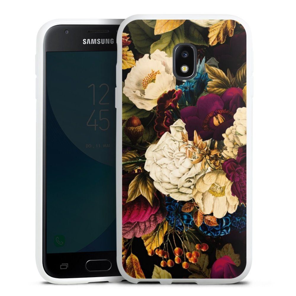 Deindesign Handyhulle Dark Vintage Flowers Samsung Galaxy J3 17 Hulle Vintage Blumen Muster Online Kaufen Otto