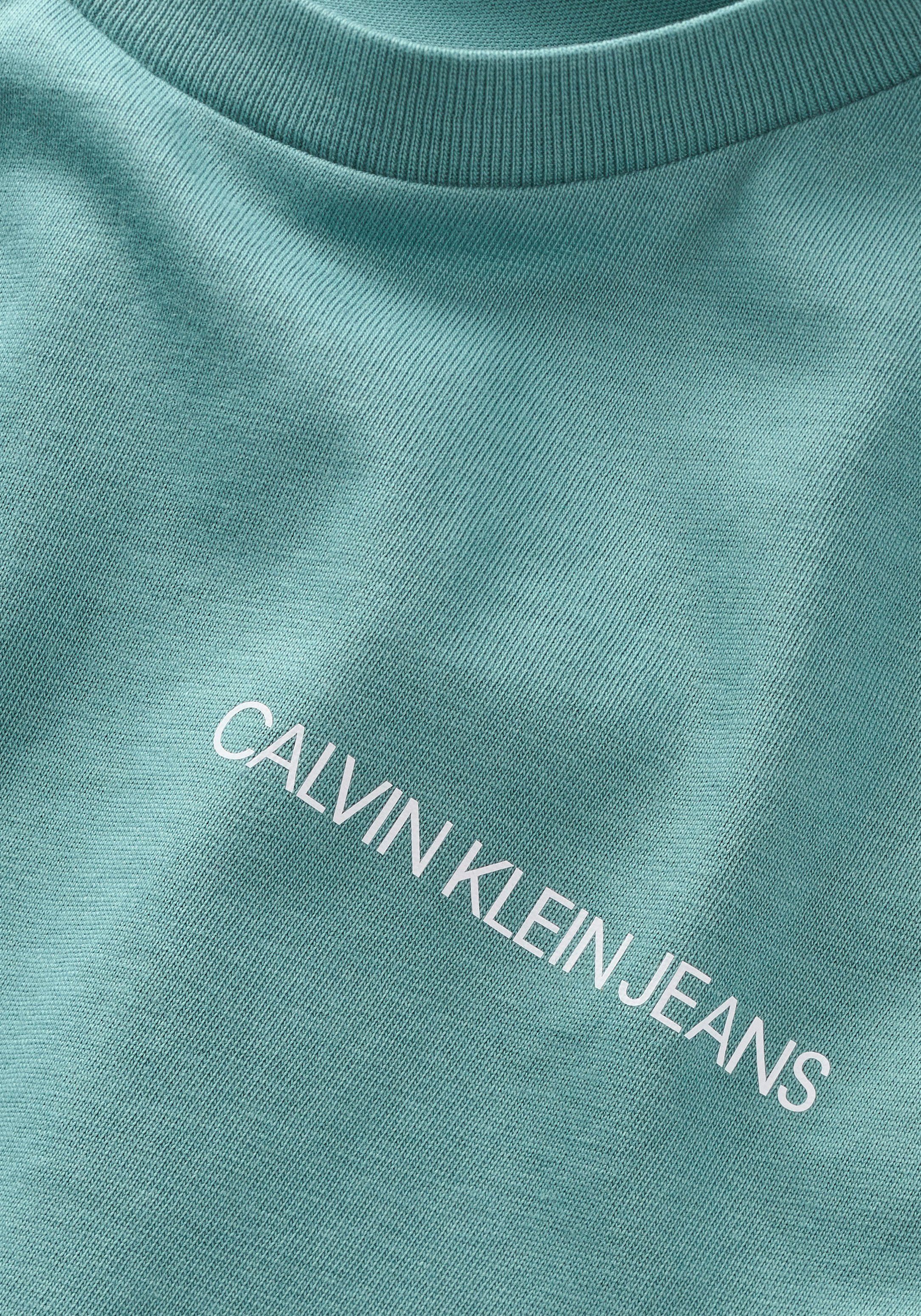 Calvin Klein Jeans Langarmshirt CHEST INST. SHIRT Arctic LS Kinder für T