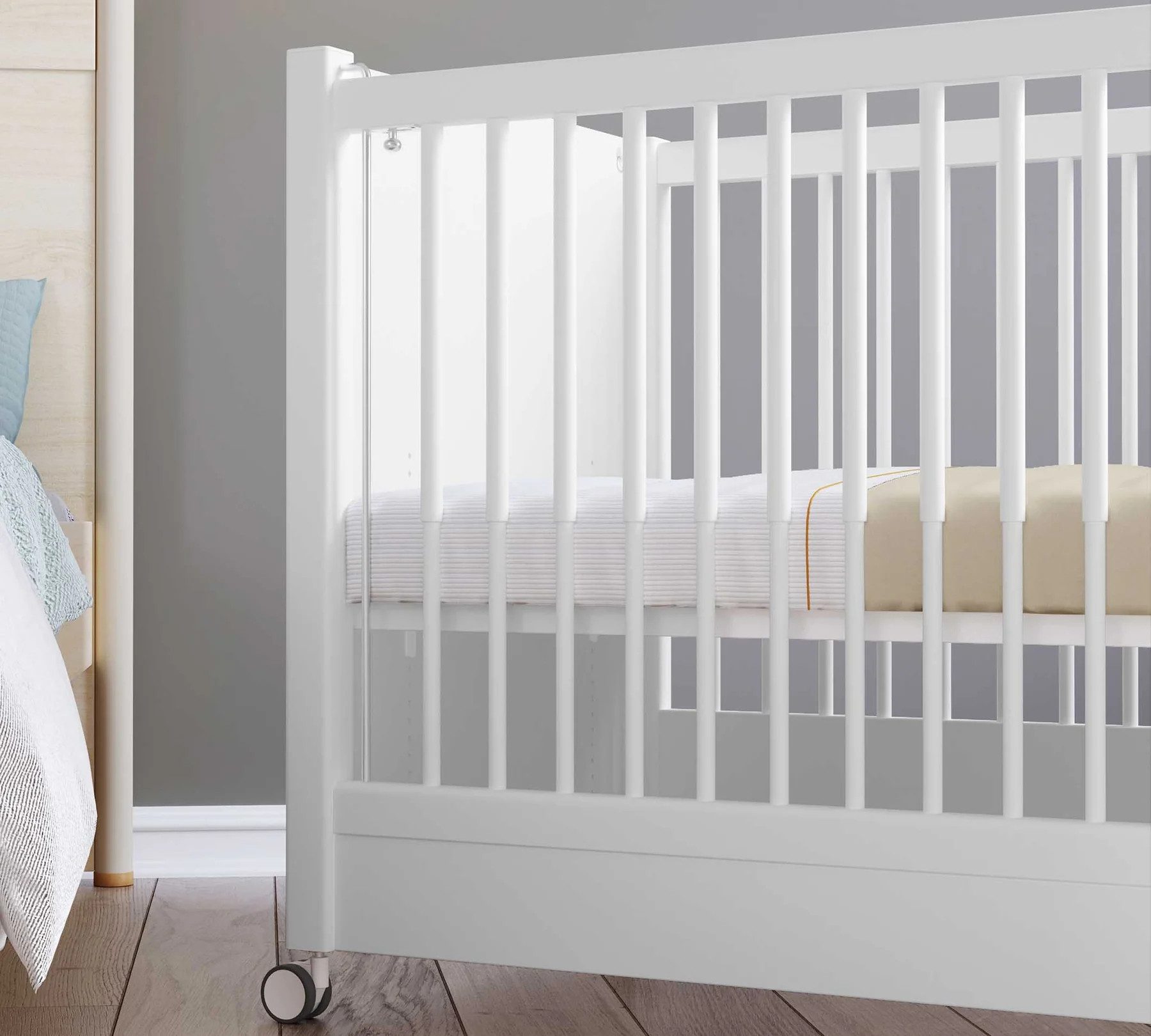 Möbel-Zeit Babybett WHEEL Babybett / Beistellbett auf Rollen