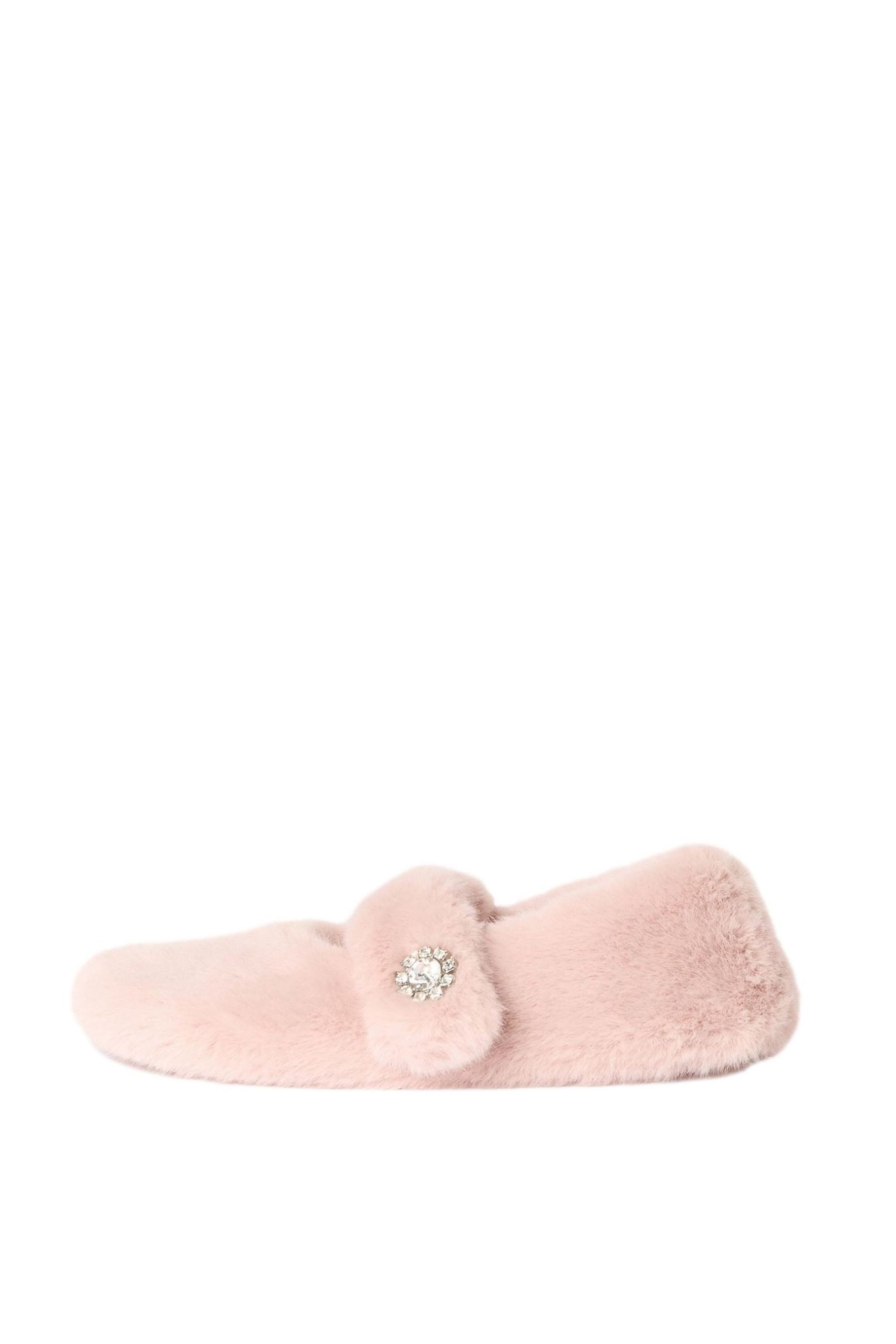 Lipsy Ballerina-Slippers mit Schnalle Hausschuh