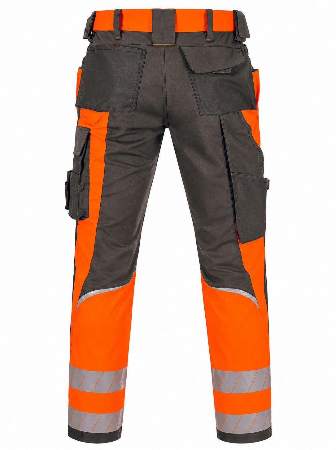Engelbert Strauss Arbeitsbundhose Warnschutz-Bundhose e.s.motion 24/7 Herren anthrazit/warnorange hochwertige Reflexstreifen