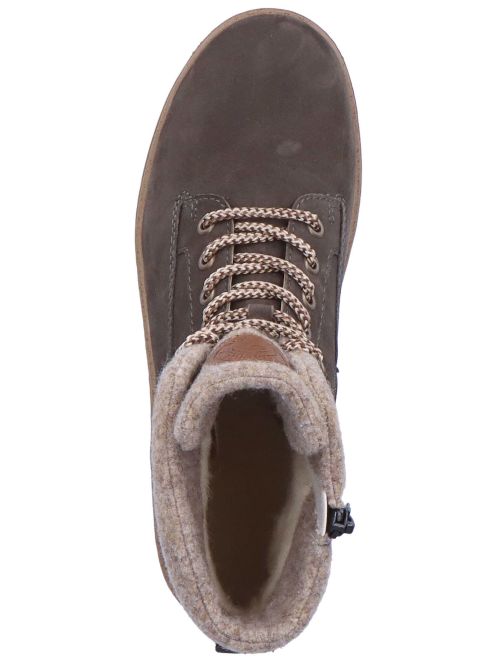 Remonte Remonte Stiefelette Veloursleder Schnürstiefelette