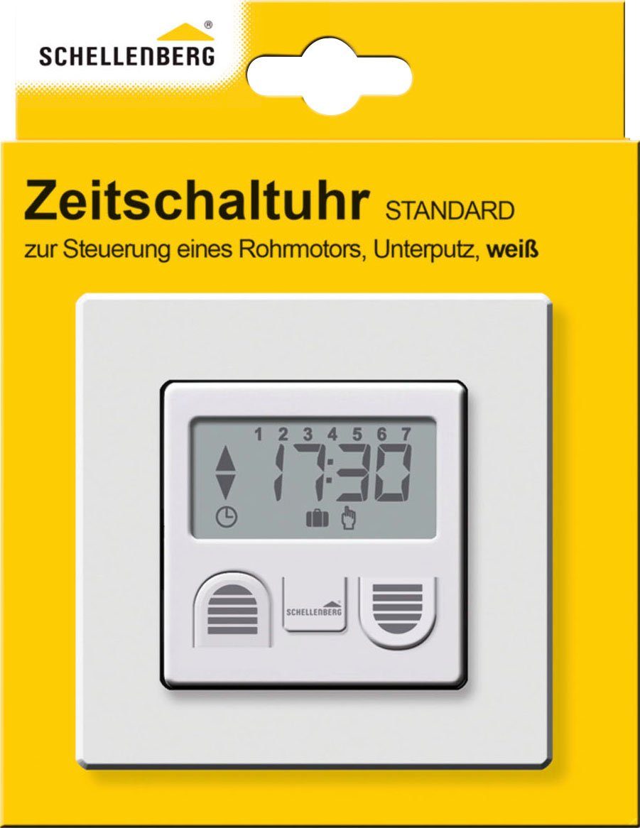 SCHELLENBERG Перемикач Standard zur Rollladensteuerung von Rohrmotoren Standard und Plus, Unterputzmontage, weiß