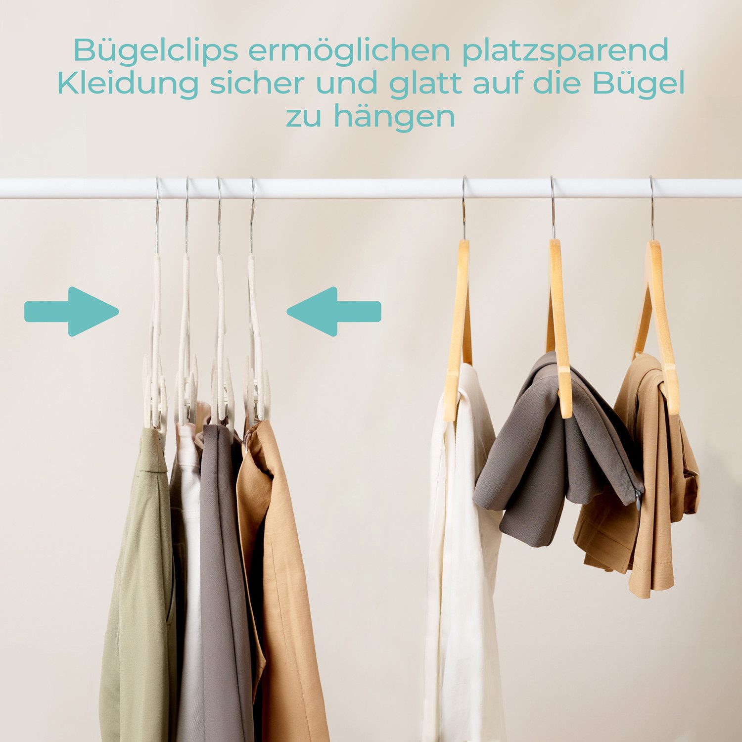 Blumtal Kleiderbügel Rutschfest - Samtoptik - günstig online kaufen
