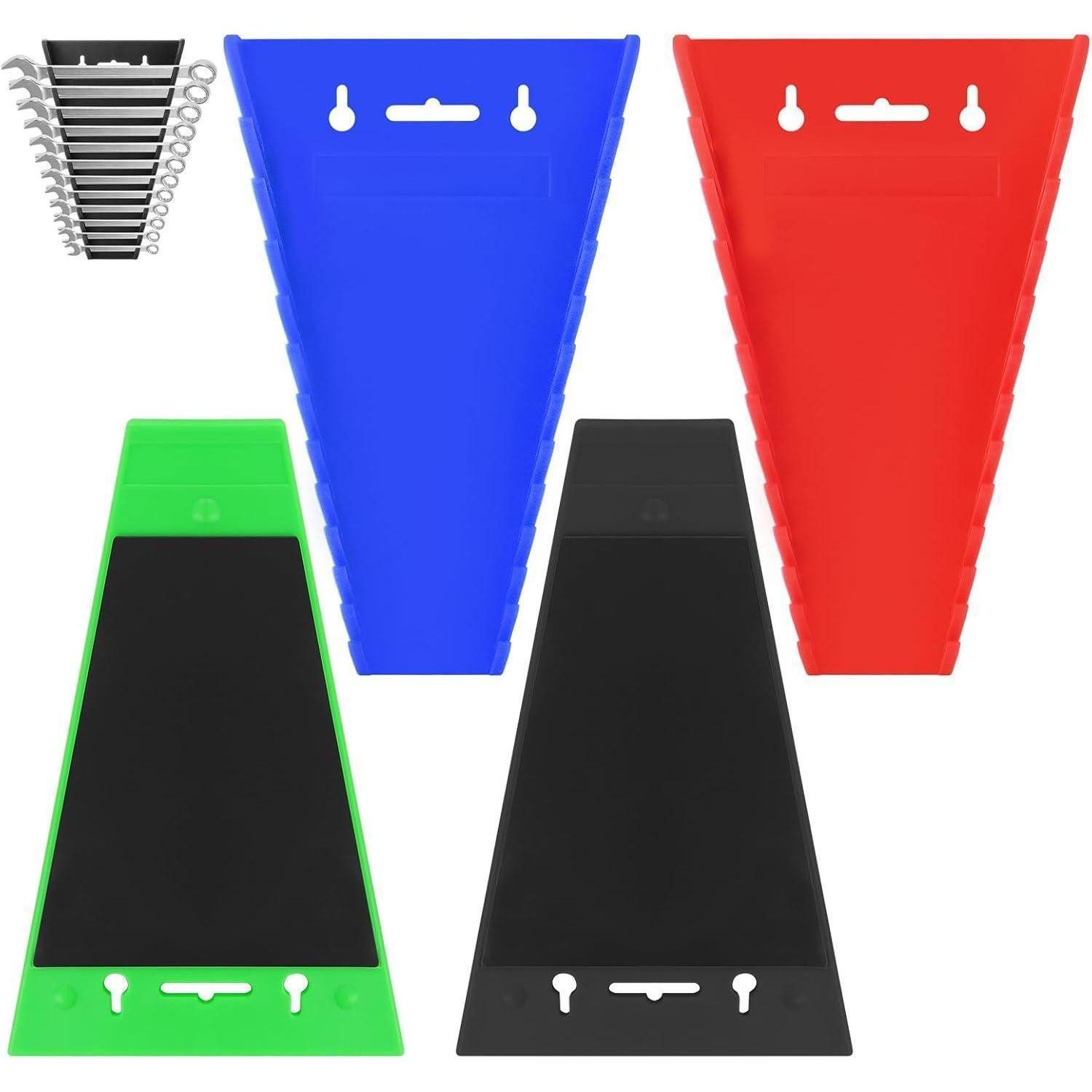 LuxusKollektion Magnet-Werkzeugleiste Schraubenschlüsselhalter Magnetisch 4 Stück 12 Slots
