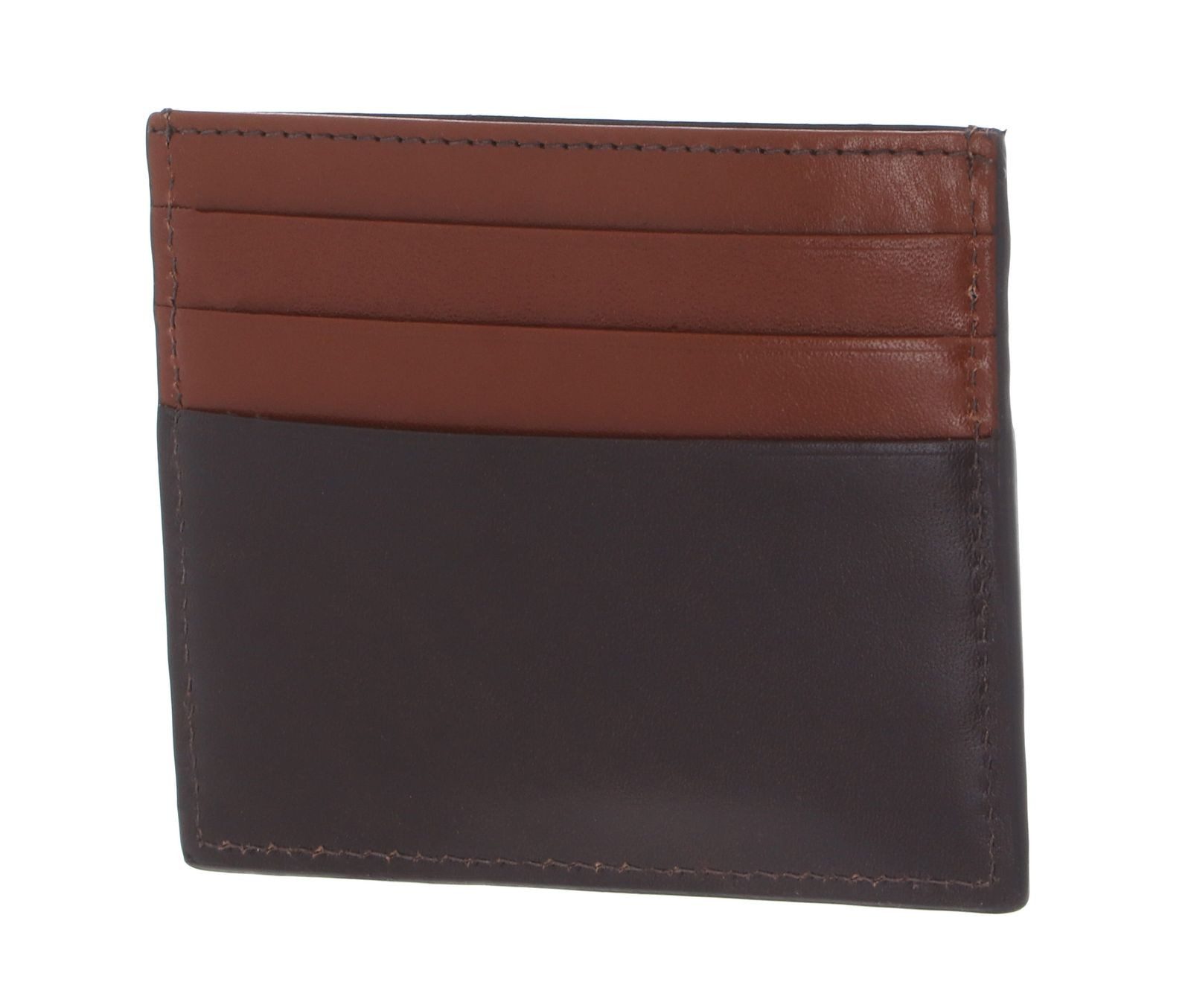 Ted Baker Kartenetui Embossed Corner Leather Cardholder, aus echtem Rindsleder mit RFID-Blocker Schutz