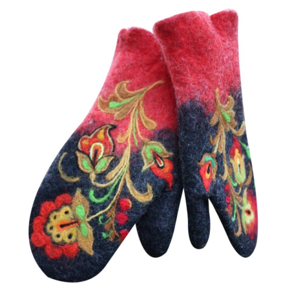 Damenmode Fleecehandschuhe Winterhandschuhe Fleecehandschuhe Damen Blusmart Rot Weihnachtsgeschenk Handschuhe