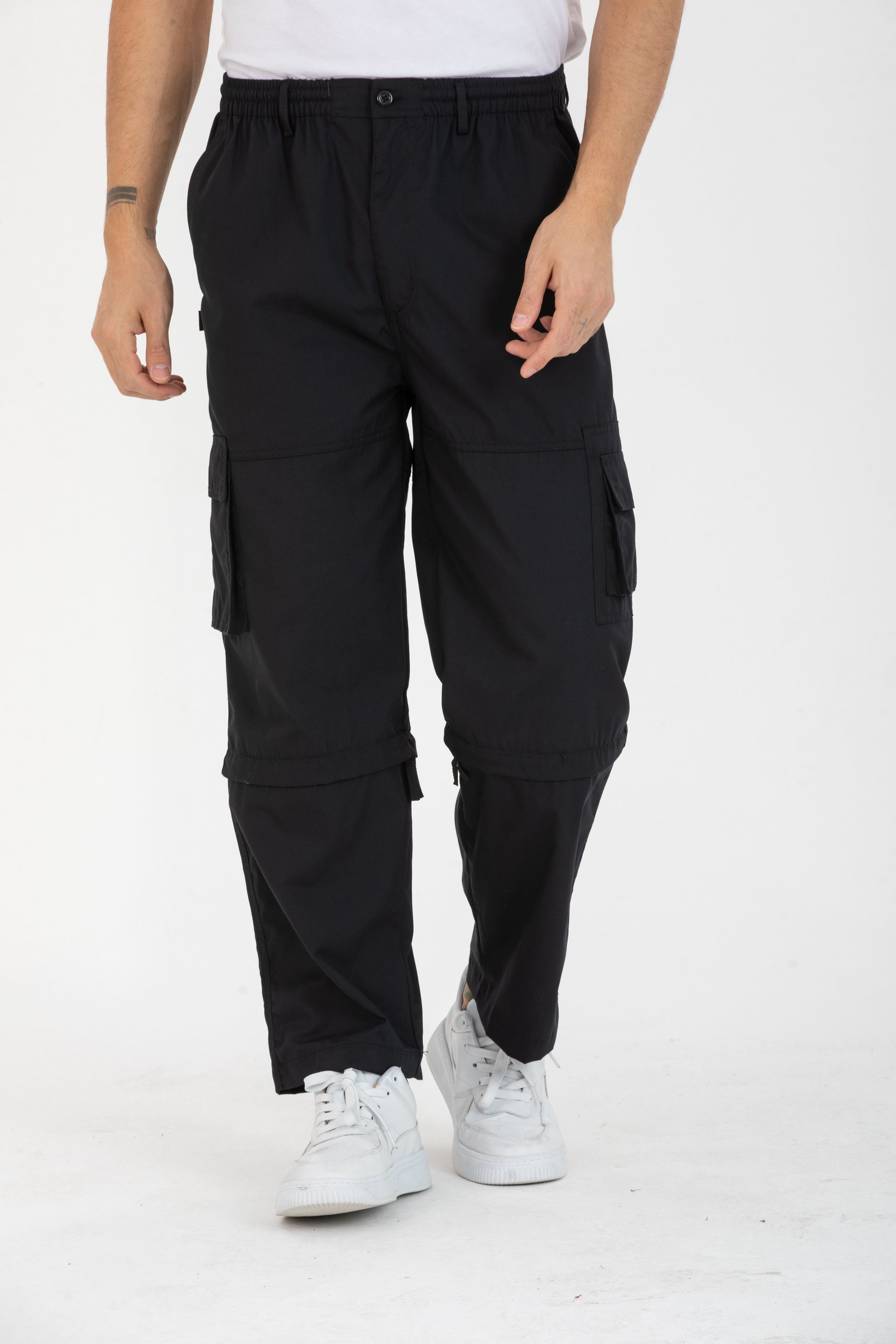 Kendindza Collection Cargohose Herren Zipp Off Cargohose Dehnbund Arbeit Ho günstig online kaufen