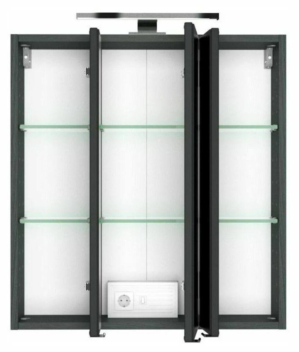 HELD MÖBEL Spiegelschrank Baabe 60 cm graphit
