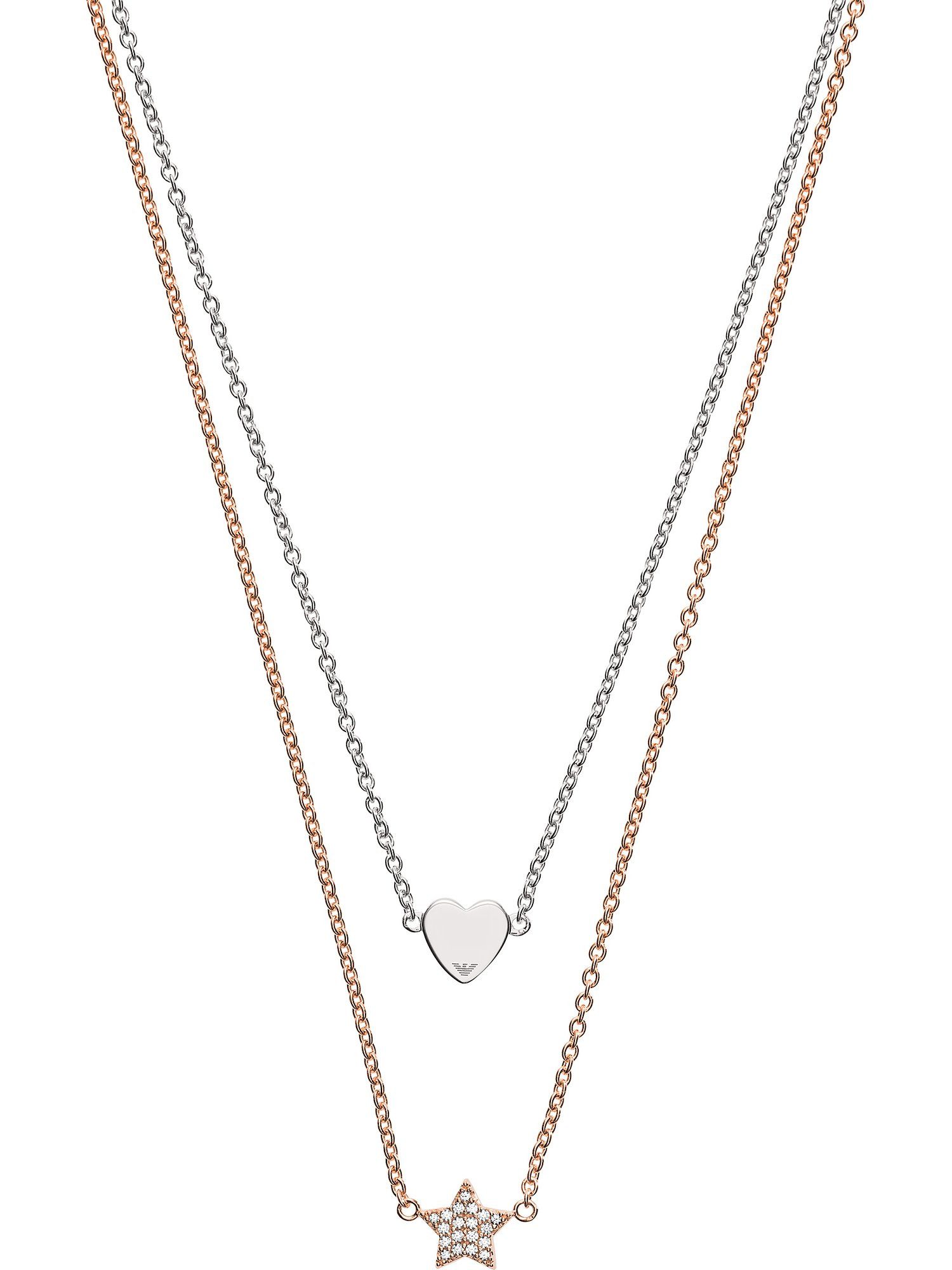 Emporio Armani Collier Emporio Armani Damen-Kette 925er Silber