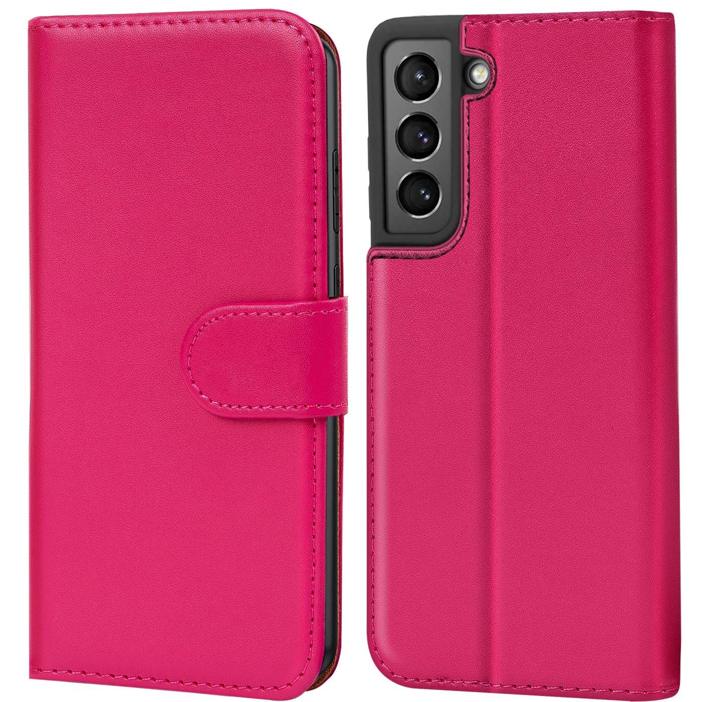 CoolGadget Handyhülle Book Case Handy Tasche für Samsung Galaxy S21 Plus 6,7 Zoll, Hülle Klapphülle Flip Cover für Samsung S21+ 5G Schutzhülle stoßfest
