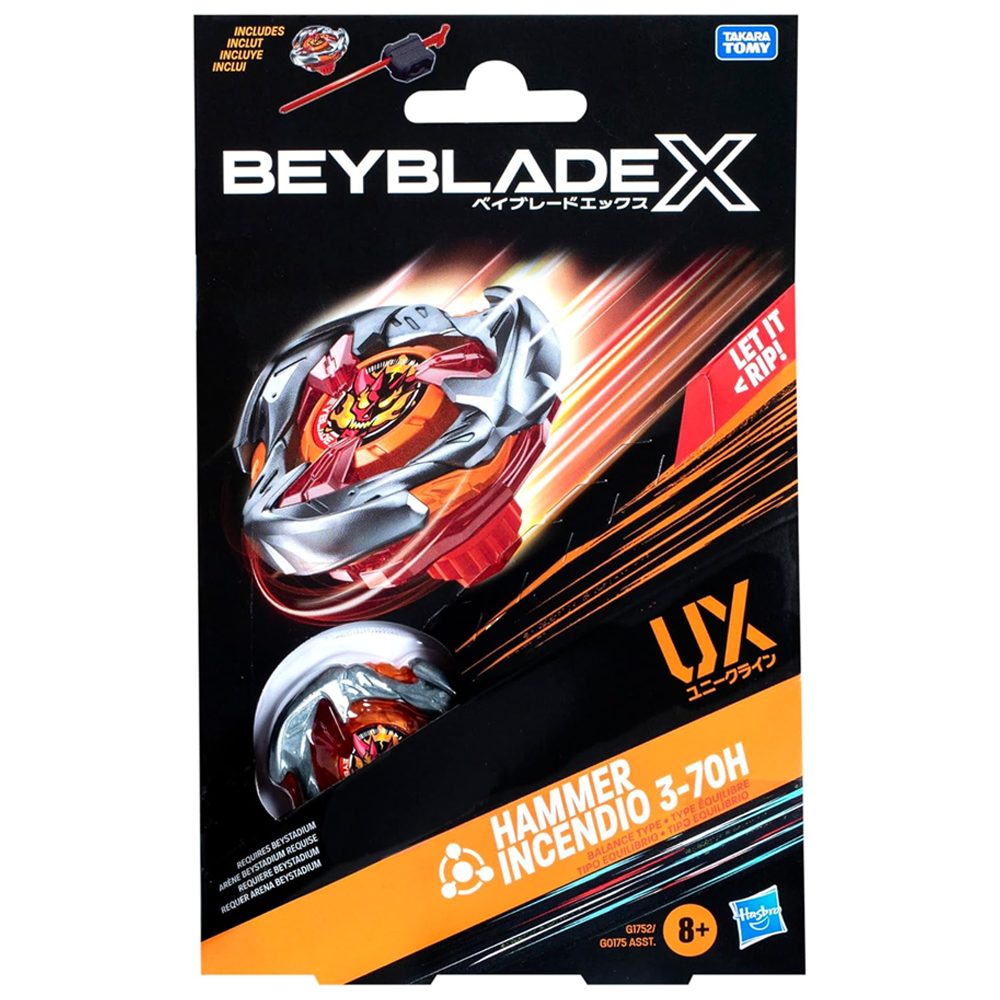 Takara Tomy Speed-Kreisel Takara Tomy Beyblade X UX Hammer Incendio 3-70H