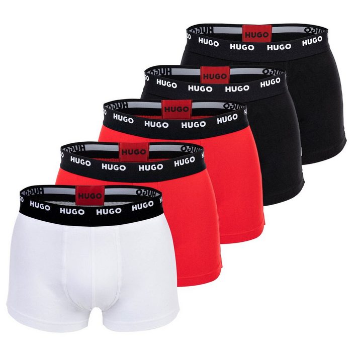HUGO Boxer Herren Boxer Shorts 5er Pack - Trunks Five Pack