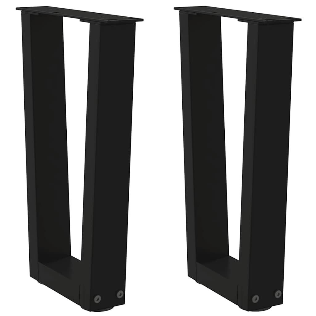 vidaXL Tischbein Couchtischbeine V-Form 2 Stück günstig online kaufen