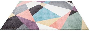 Teppich YOUNG915, Carpet City, rechteckig, Höhe: 11 mm, Bunter Kinderteppich mit Geo-Muster