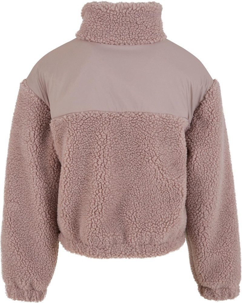 URBAN CLASSICS Wolljacke Girls Sherpa Mix Jacket – Bild 2 von 5
