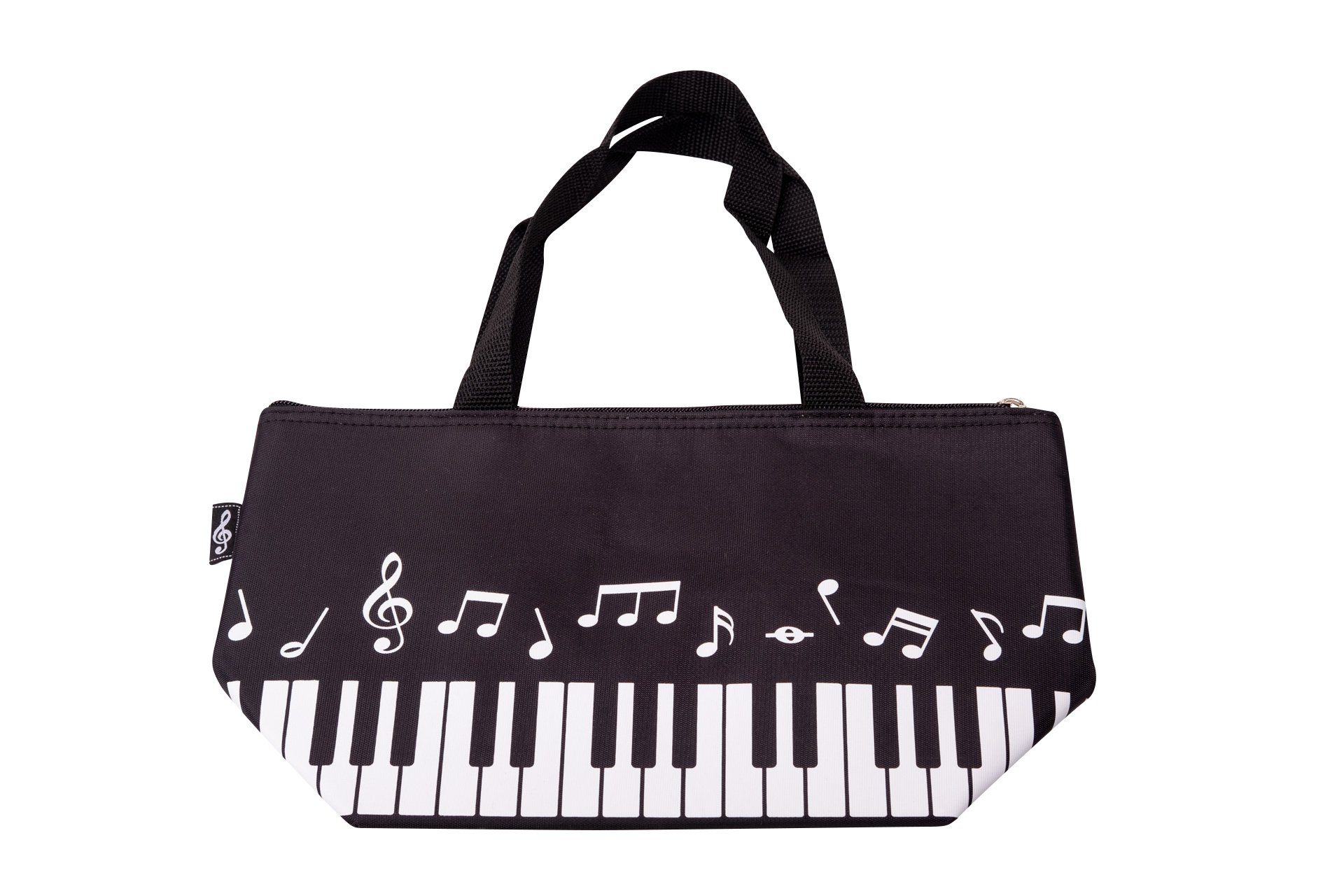 Musikboutique Freizeittasche, Kühltasche mit Keyboard-Motiv und Noten