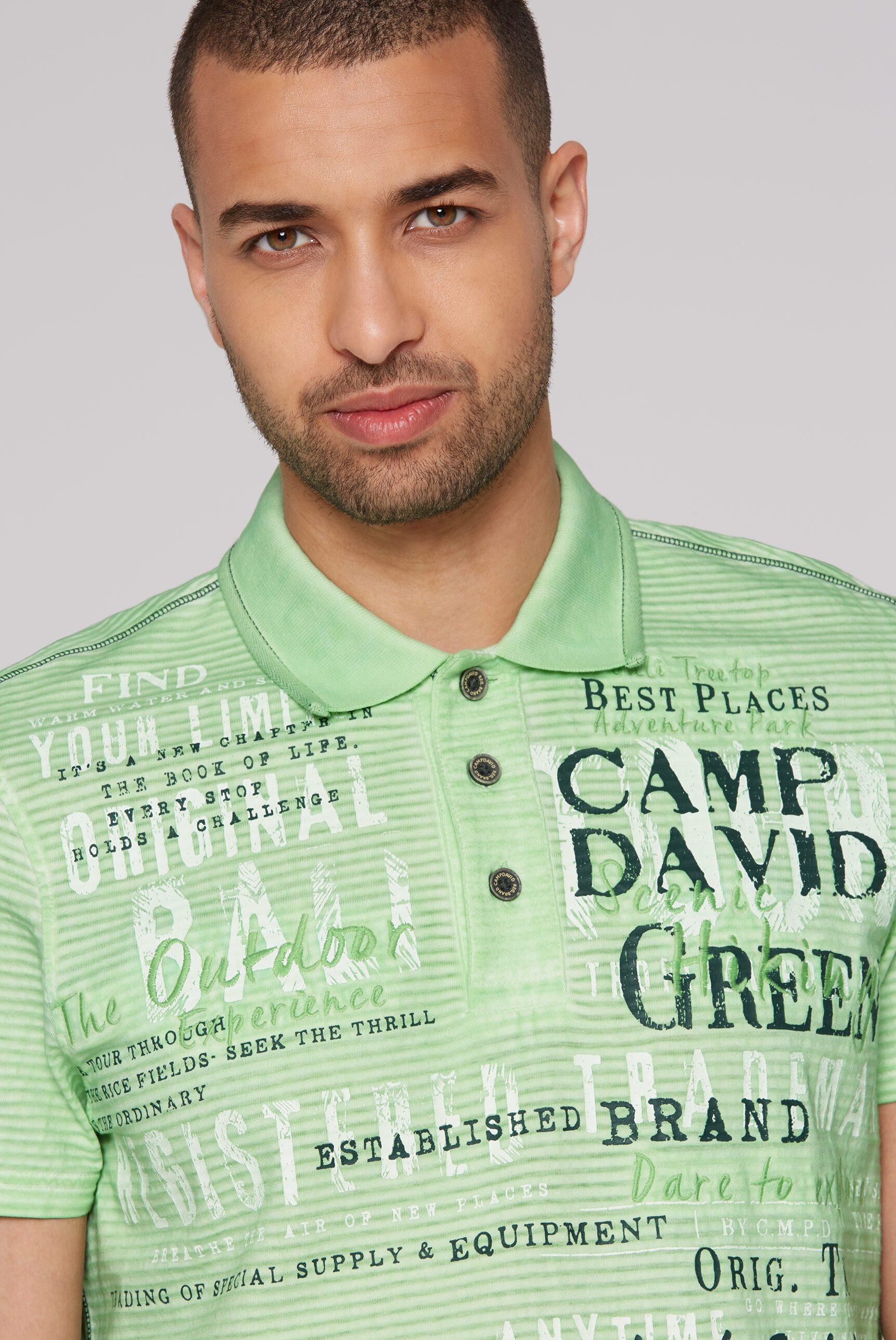 CAMP DAVID Poloshirt aus Baumwolle