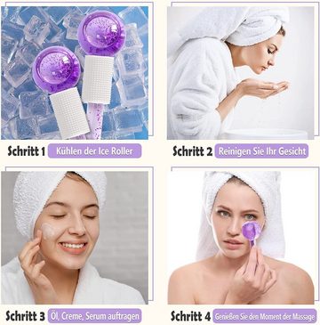 GelldG Massagekerze Facial Globes für Massagewerkzeuge, Facial Roller-Massagegeräte