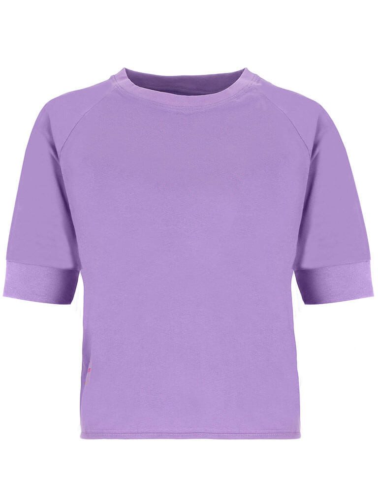Wattlöper 3/4-Arm-Shirt 11354SH Damen Shirt mit 3/4 Arm und Rundhals - Unifarbenes Sommershirt Baumwolle in hochwertiger Single-Jersey-Qualität, Bequeme Passform
