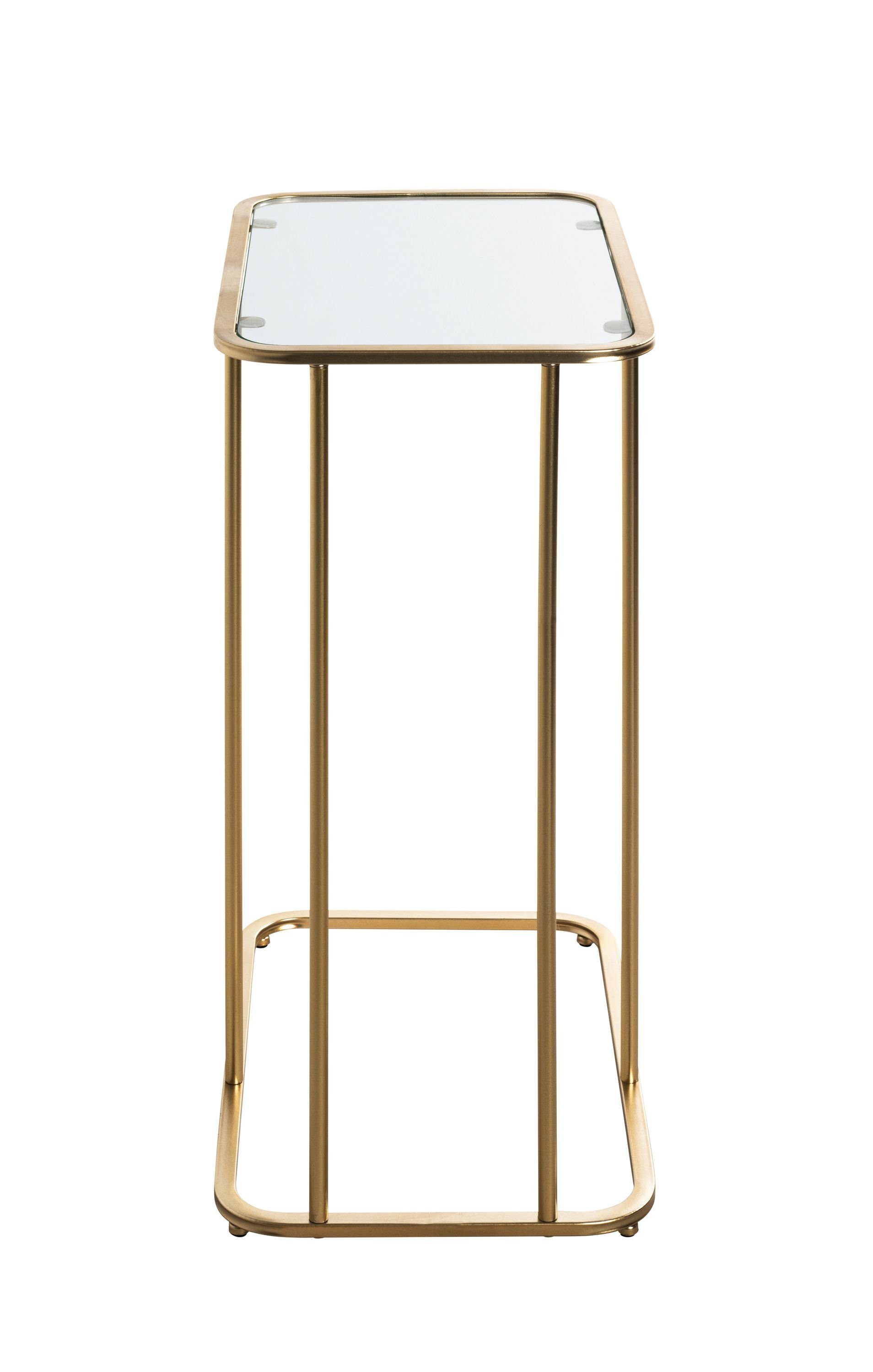 Beistelltisch HAKU Beistelltisch cm Möbel gold BHT HAKU 45x65x30 cm) (BHT 45x65x30 Beistelltisch,