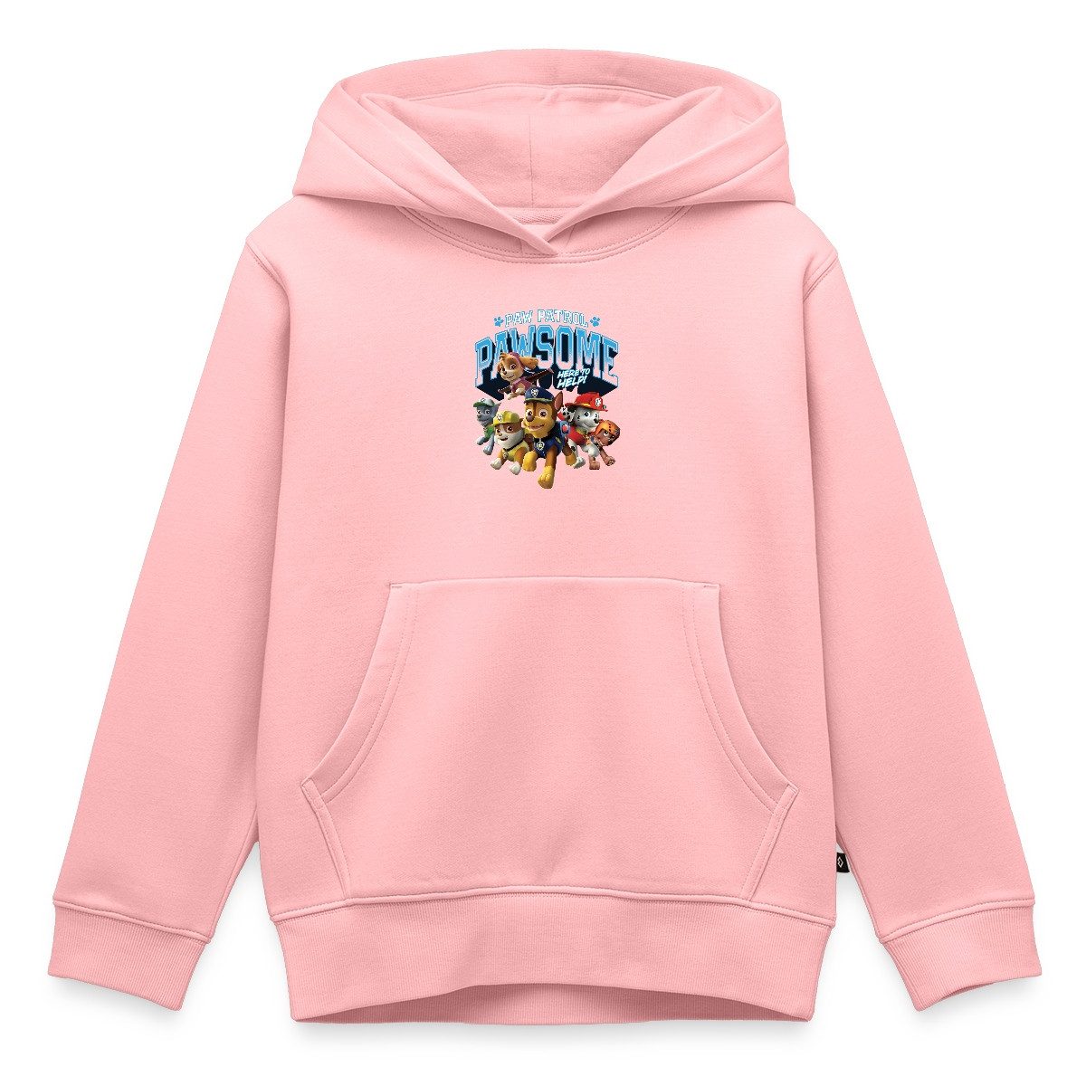 Hoodie Paw Patrol Pawsome Here To Help Spruch Blau Kinder Premium Hoodie