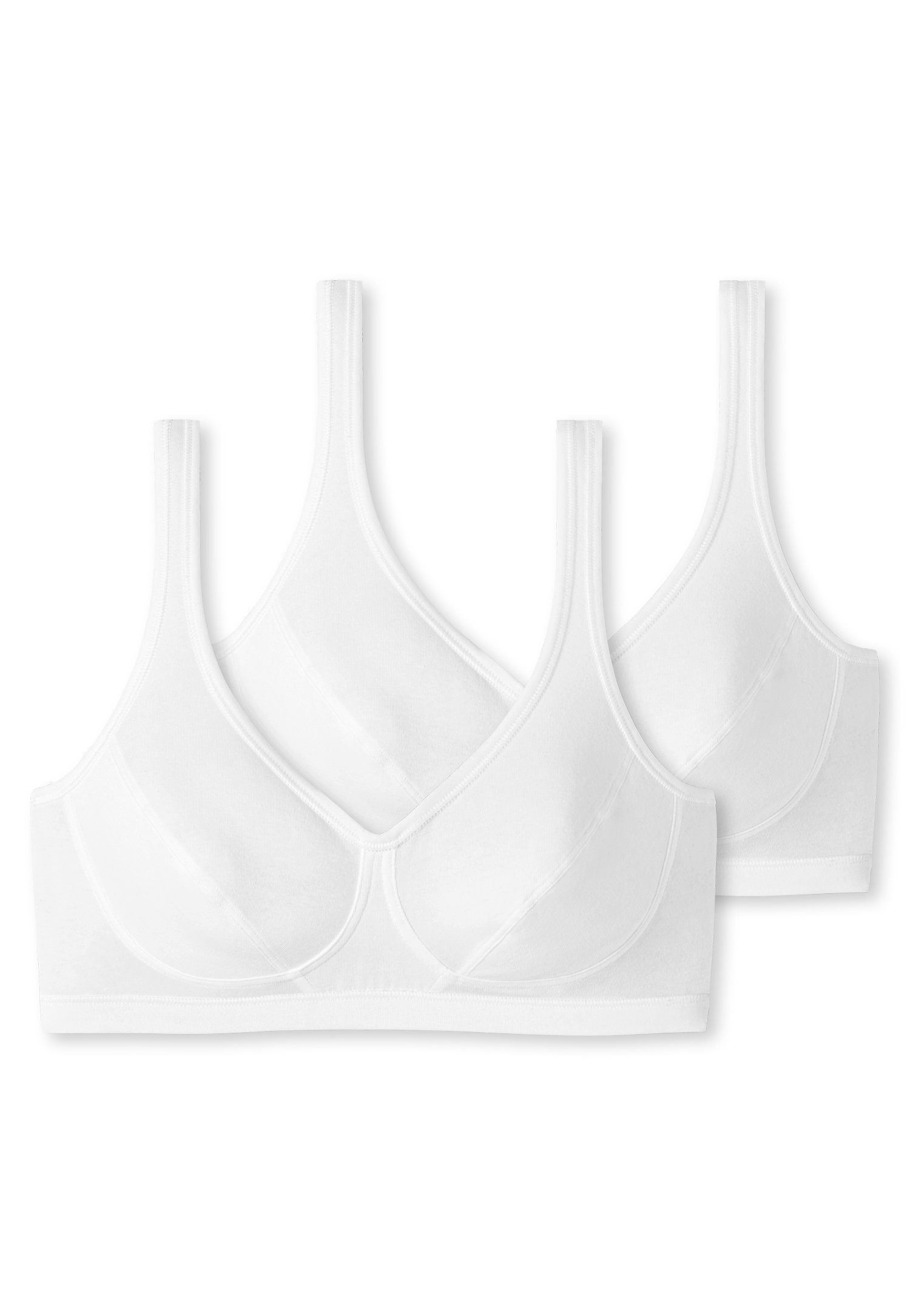 Schiesser Bustier "95/5" (2er Pack) mit sanft formenden Cups