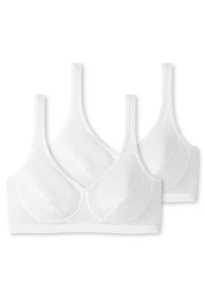 Schiesser Bustier "95/5" (2er Pack) mit sanft formenden Cups