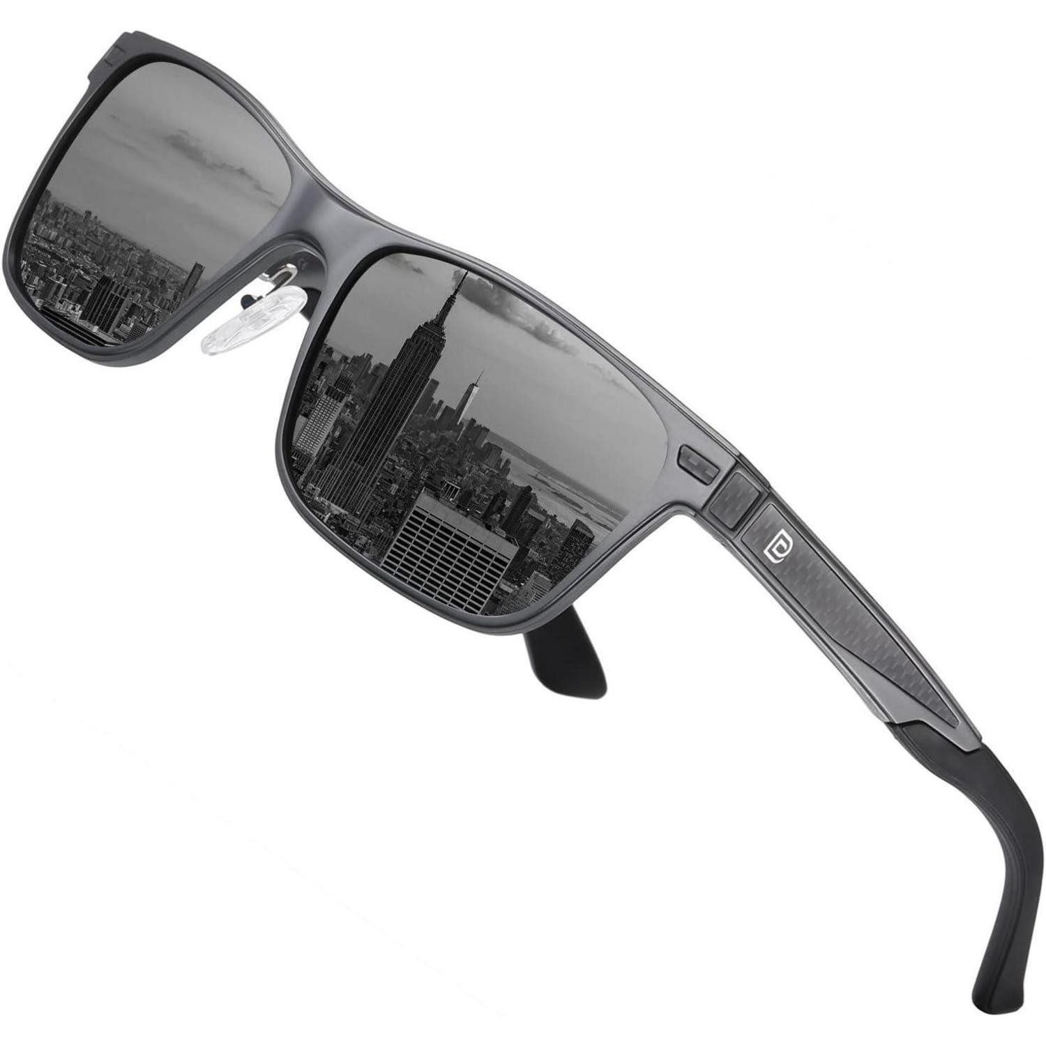 LuxusKollektion Retrosonnenbrille Sonnenbrille Herren polarisierte Retro Aluminiumrahmen UV400