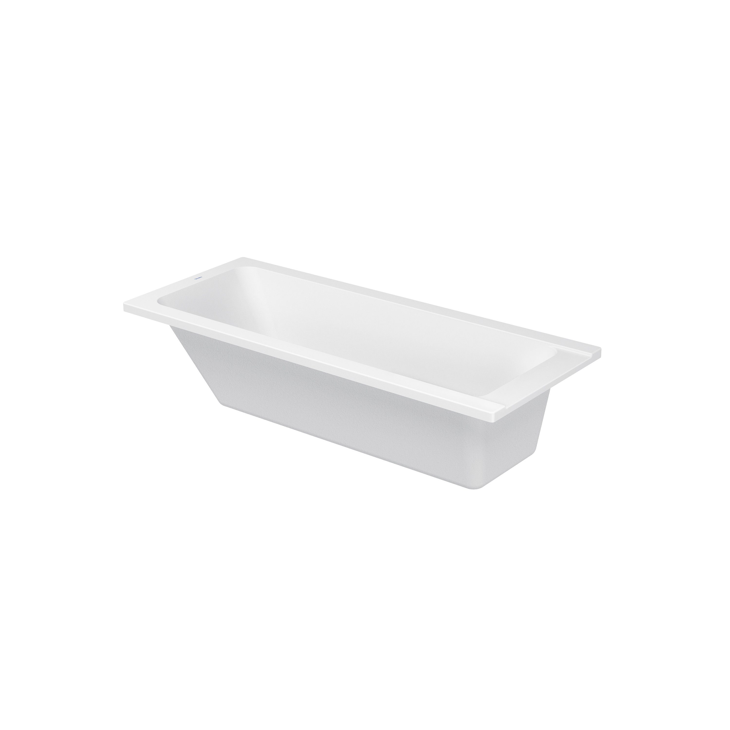 Badewanne D-Code 1700 x 700 mm Weiß mit einer Rückenschräge