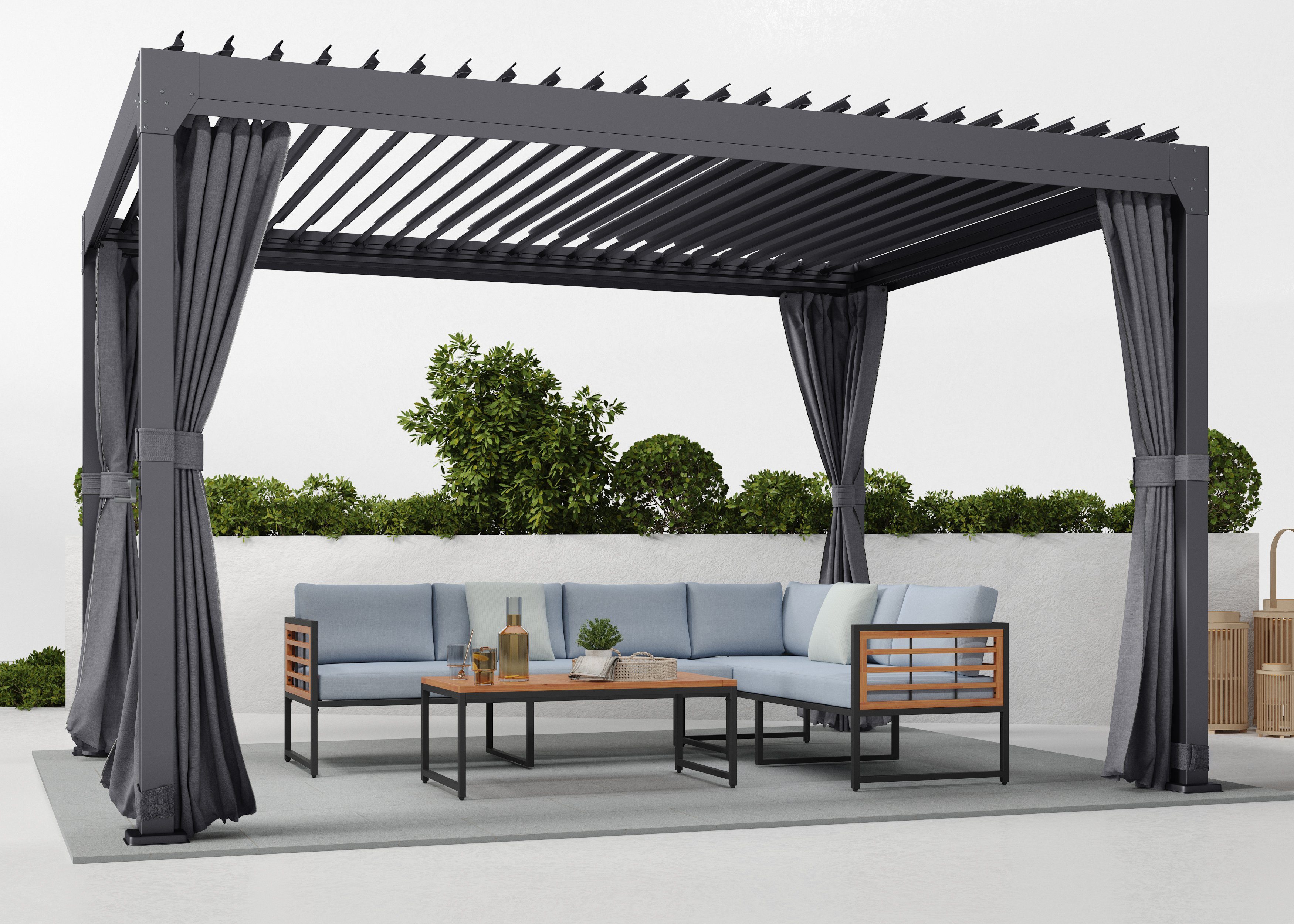 KONIFERA Pavillon Palma, mit 8 Seitenteilen, günstig online kaufen